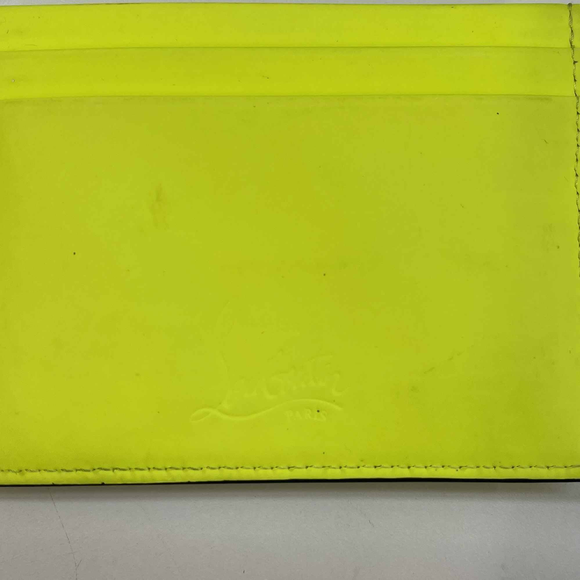 Men's Kios Spiked Card Holder Yellow