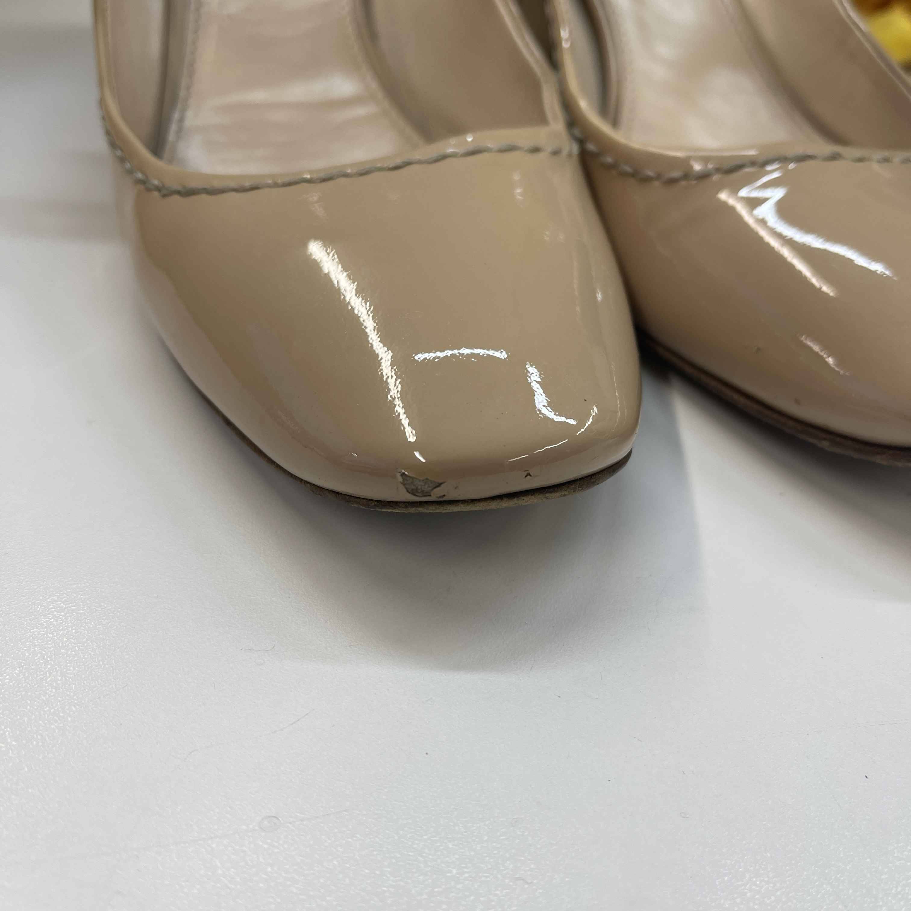 Women's Mary Jane Heels Nude Size EU 39.5 / UK 6.5