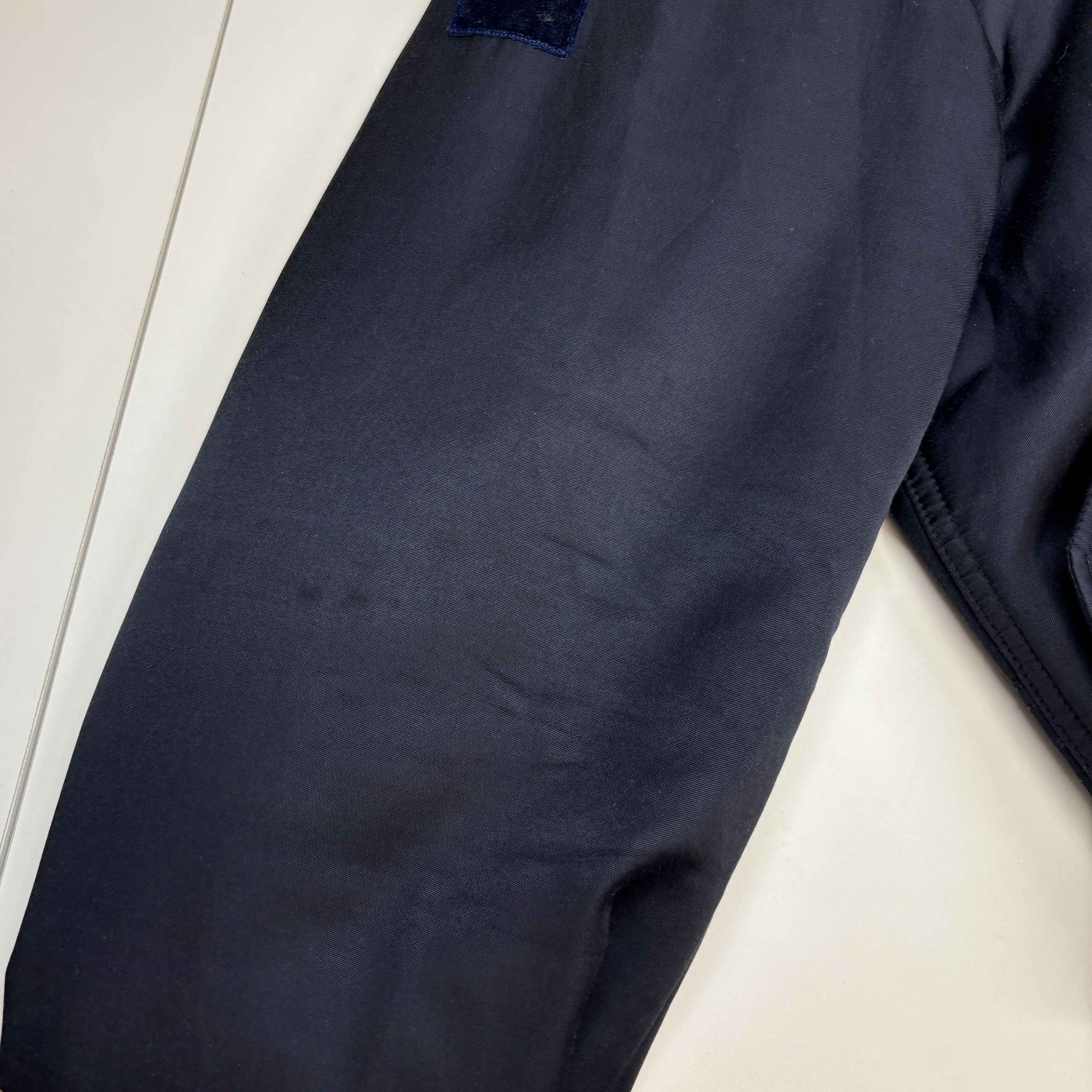 Men's Stitch Logo Print Jacket Navy Size IT 48 / M