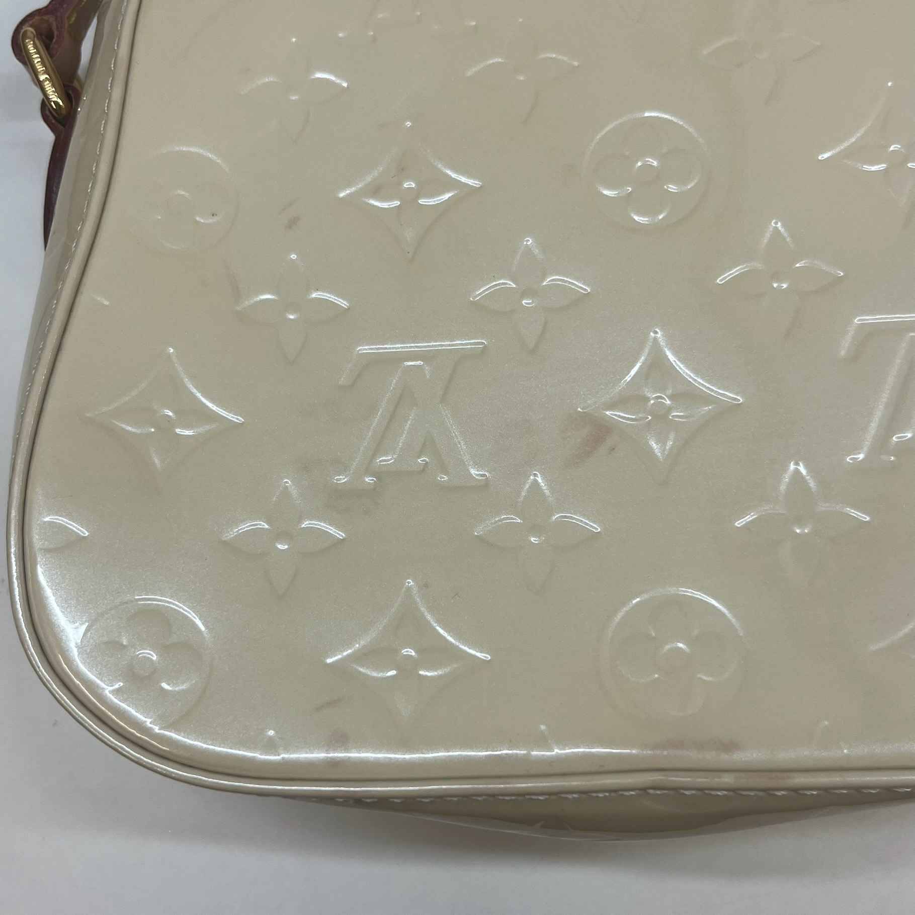 Women's Monogram Vernis Bellflower Gm Bag Cream