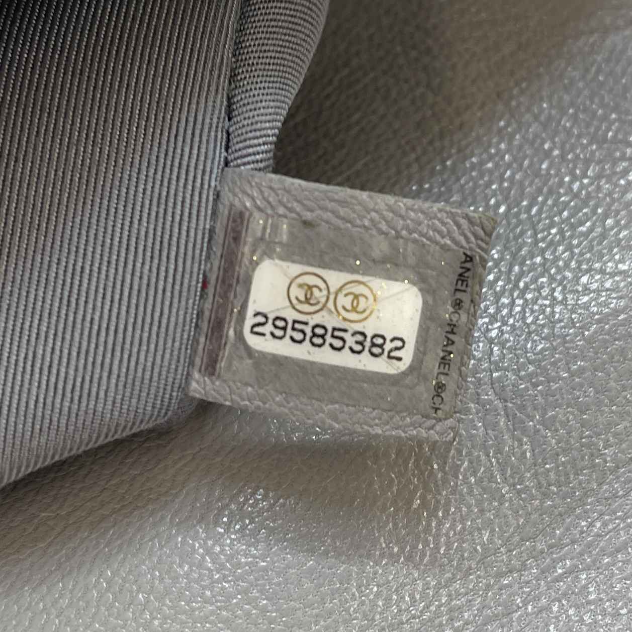 Women's Lambskin Quilted 19 Handbag Grey
