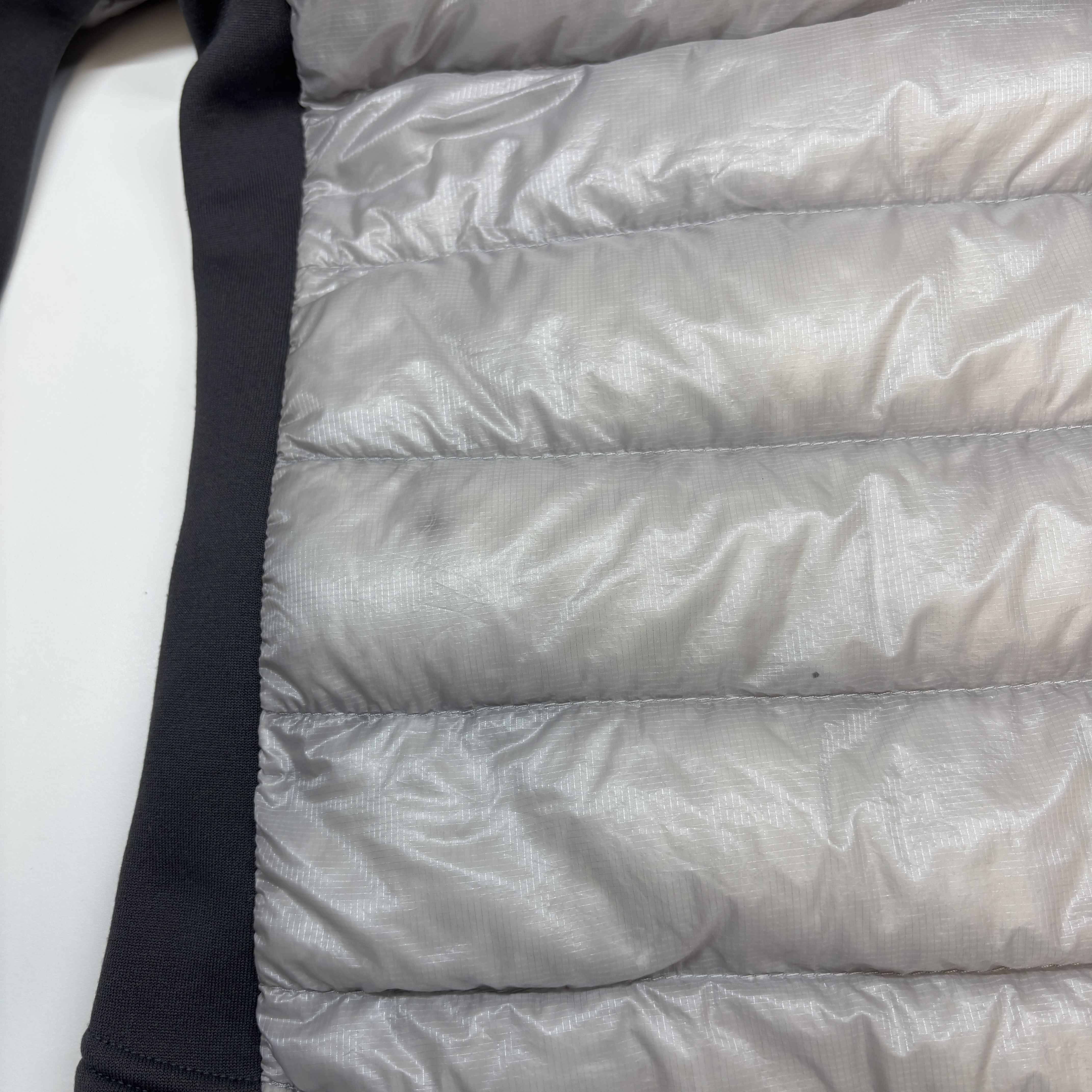 Women's Hybridge Lite Down Jacket Silver Size M