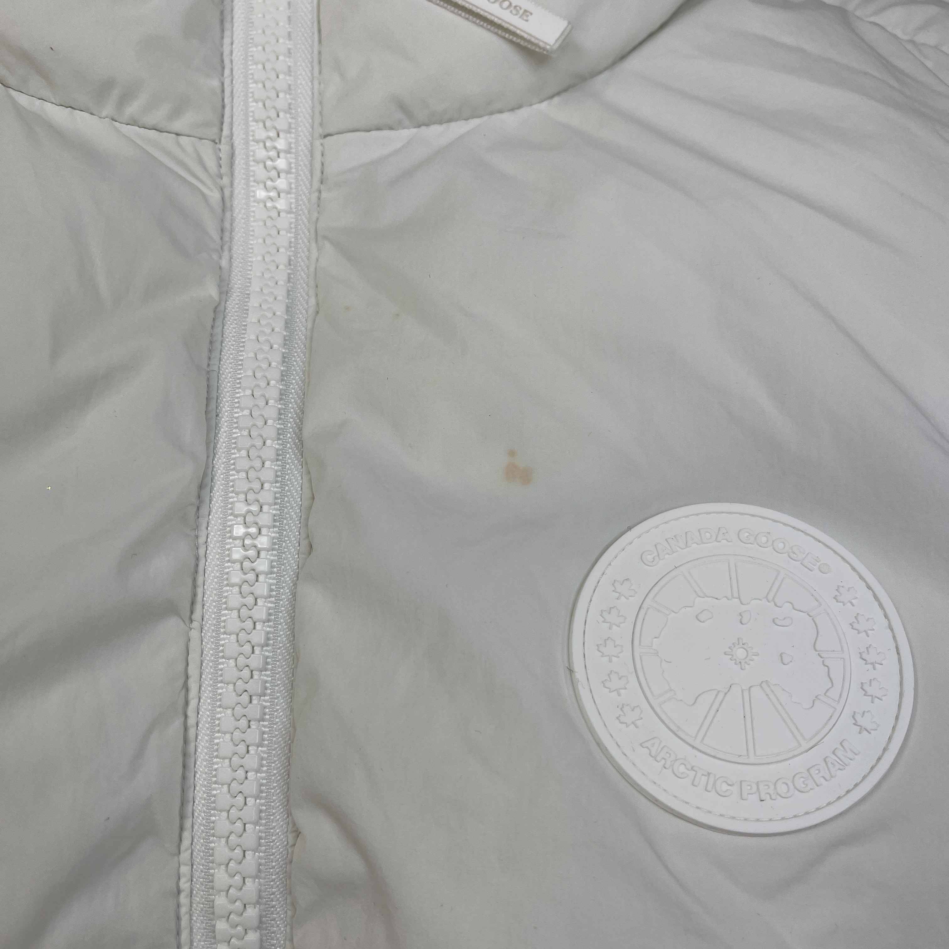 Men's Lawrence Puffer Gilet White Size S