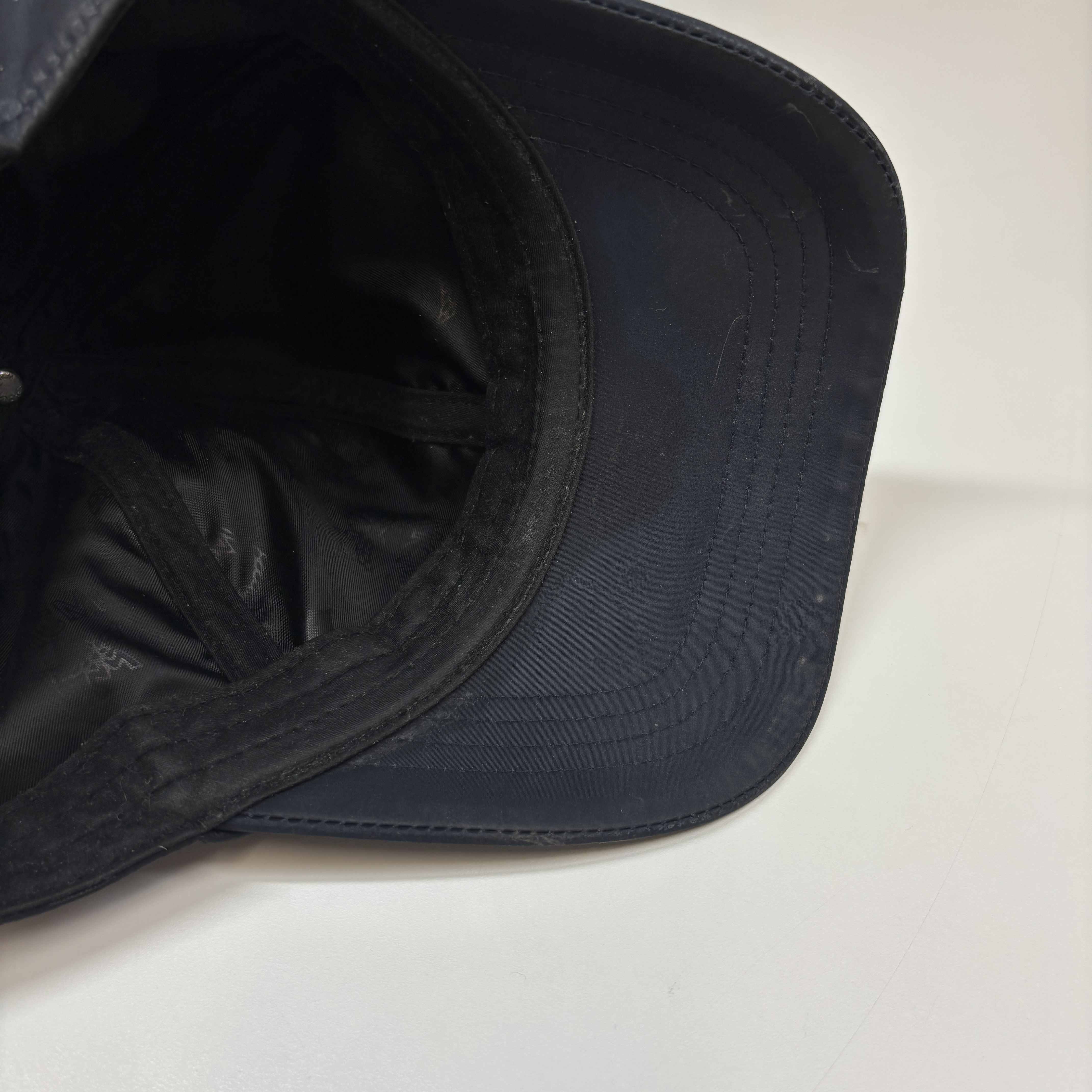 Men's Monogram Print Cap Navy