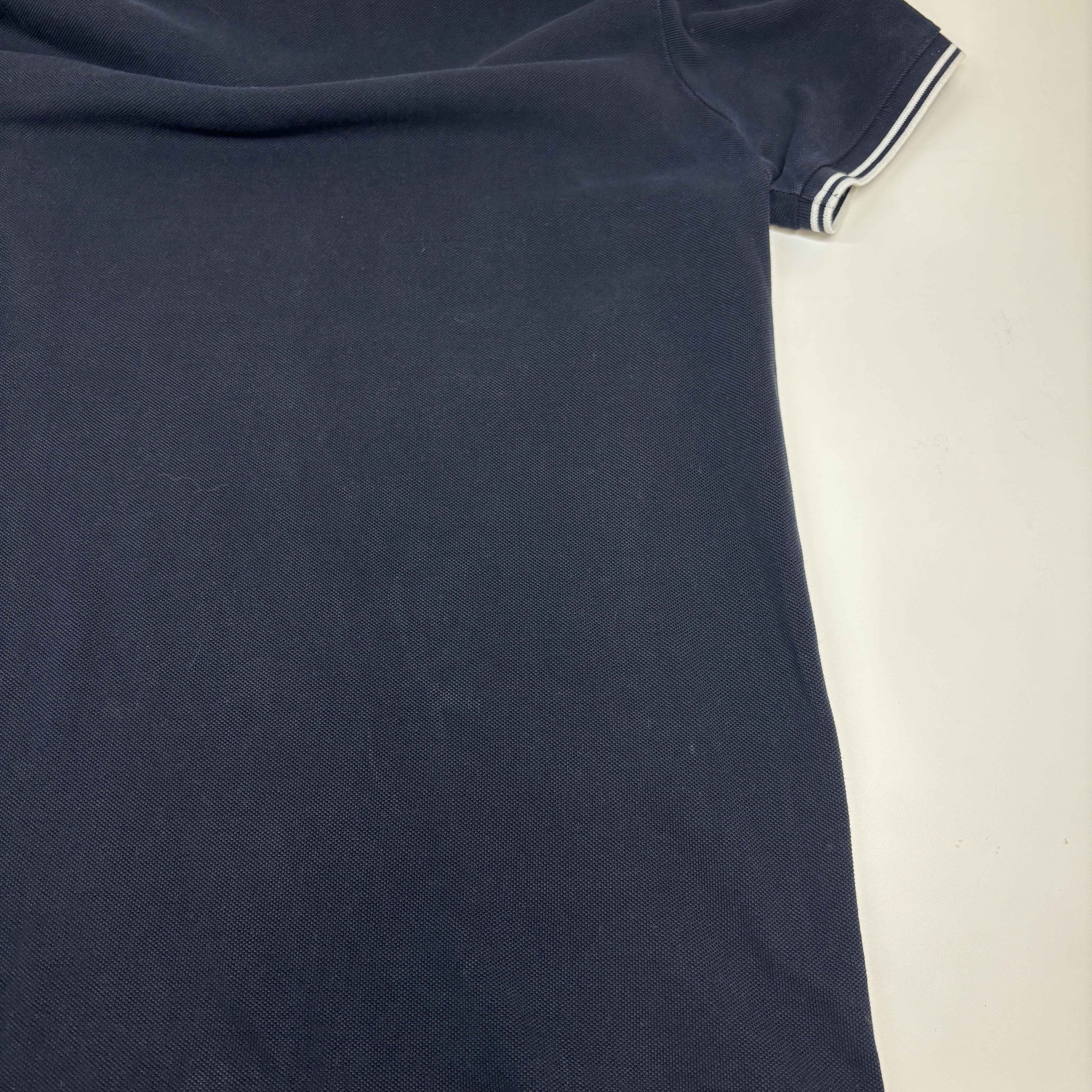 Men's Maglia Polo Shirt Navy Size S