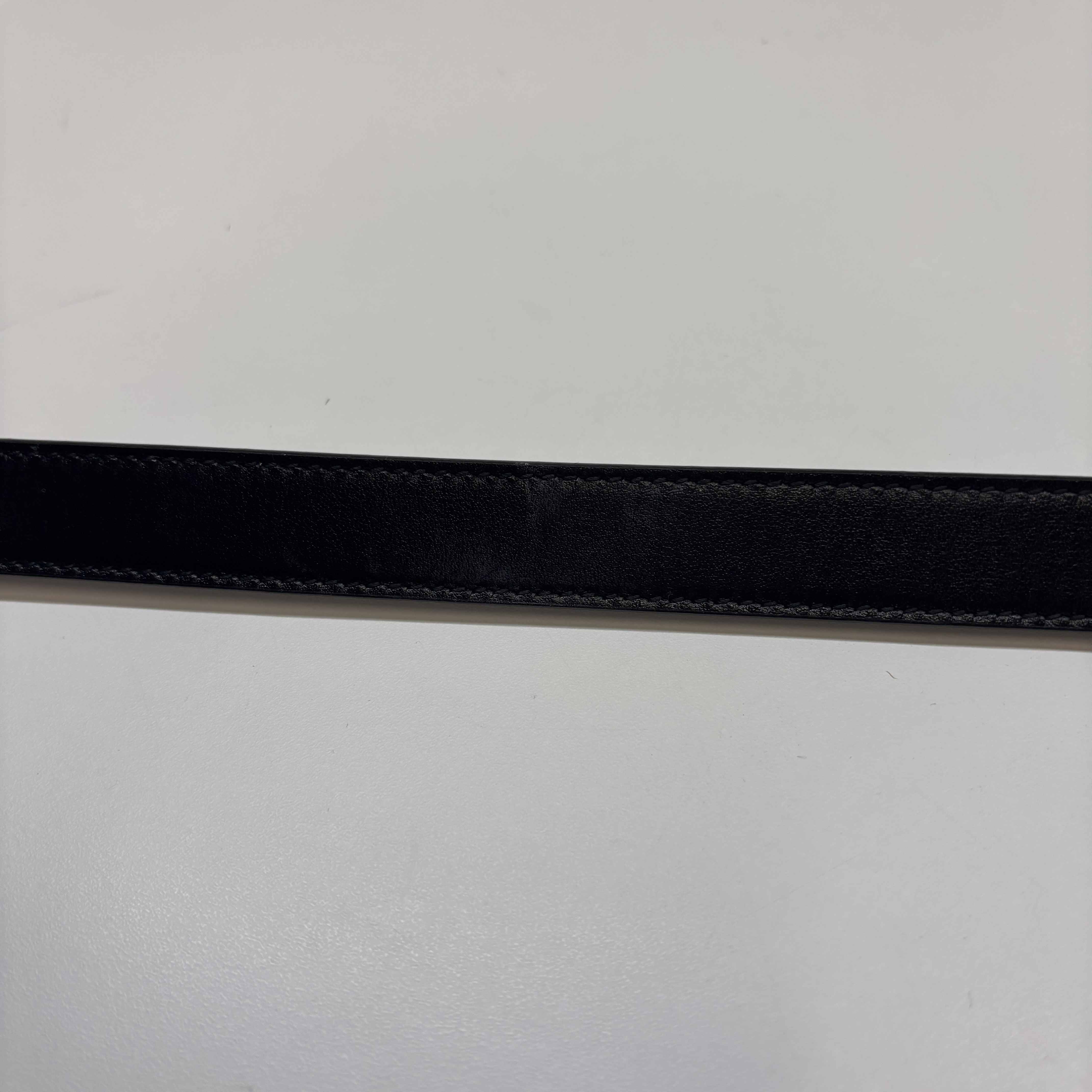 Women's Gg Mini Buckle Belt Black Size 75CM / UK 6