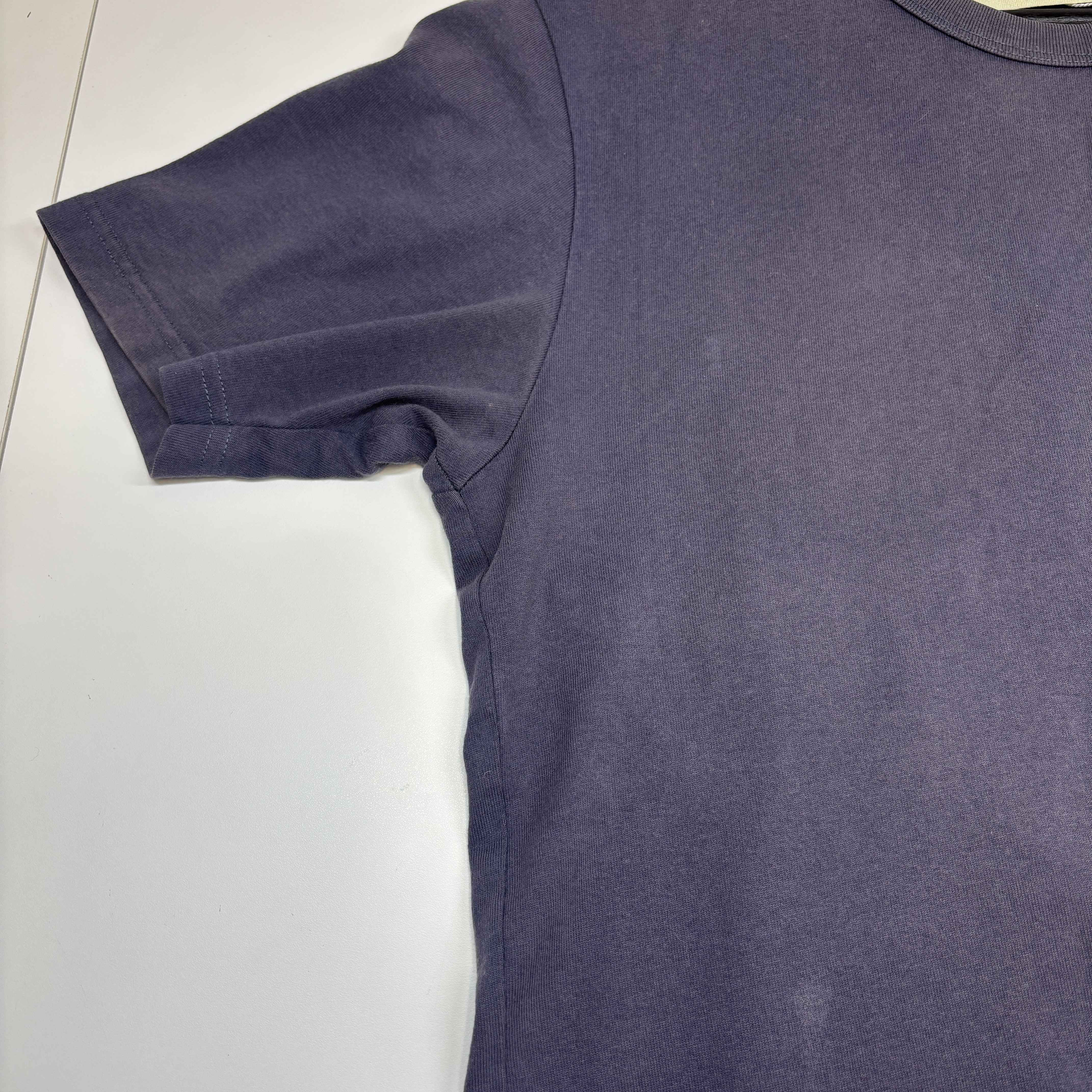 Men's Off White X Champion Logo T-Shirt Navy Size XS