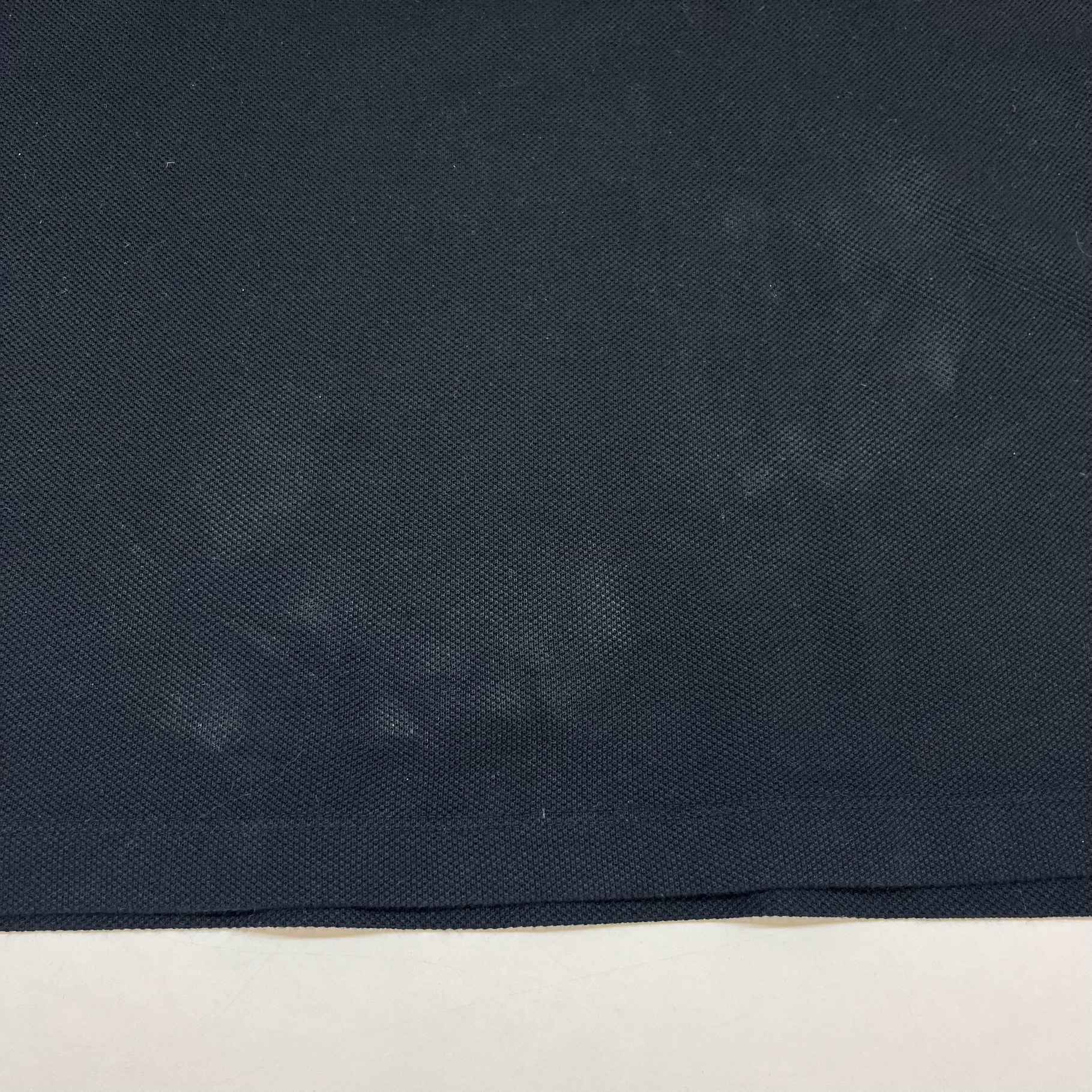 Men's Web Tape Logo Polo Shirt Black Size M