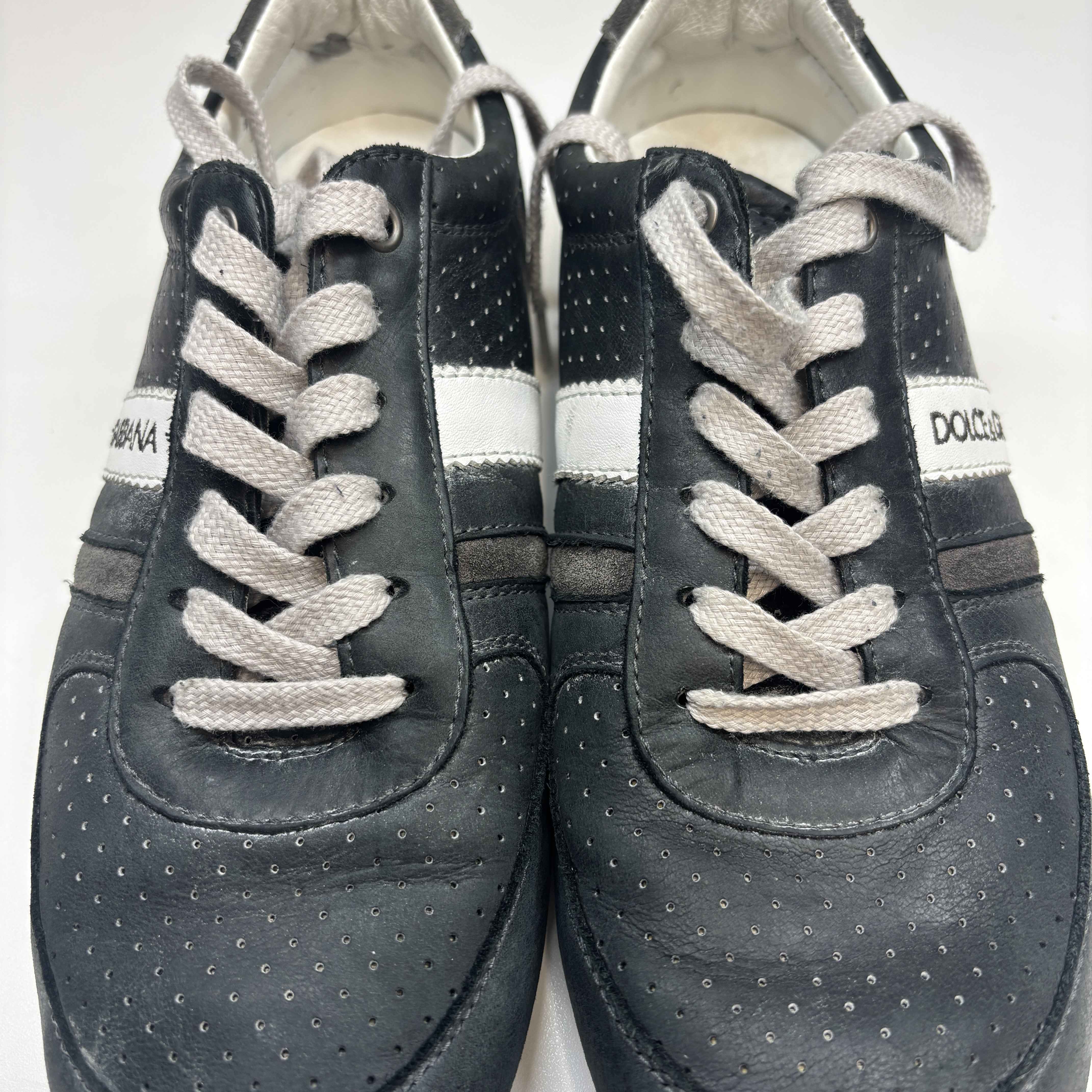 Men's Logo Low Trainers Black Size EU 41 / UK 7