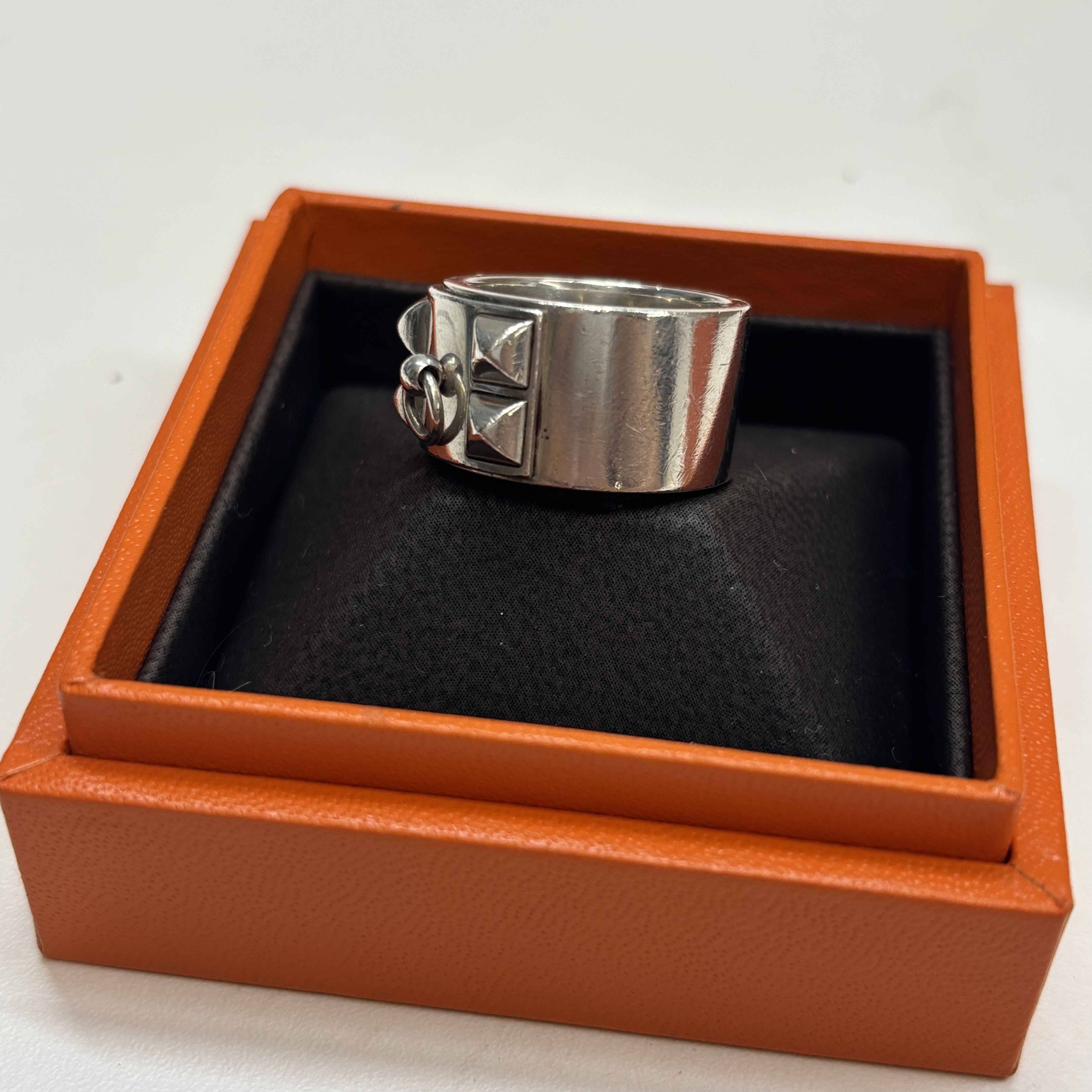 Women's Collier De Chien Ring Silver