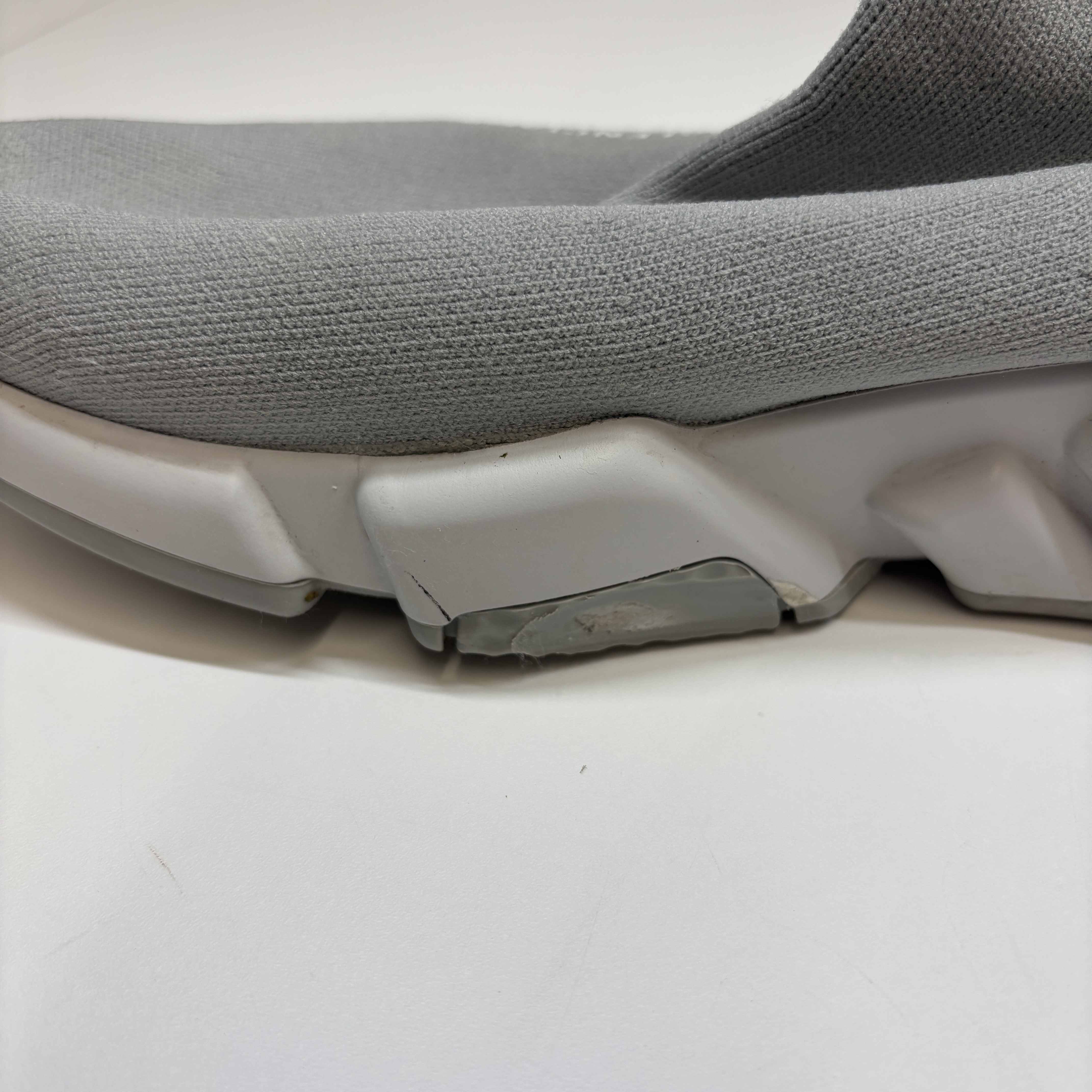 Men's Speed Sock High Trainers Grey Size EU 42 / UK 8