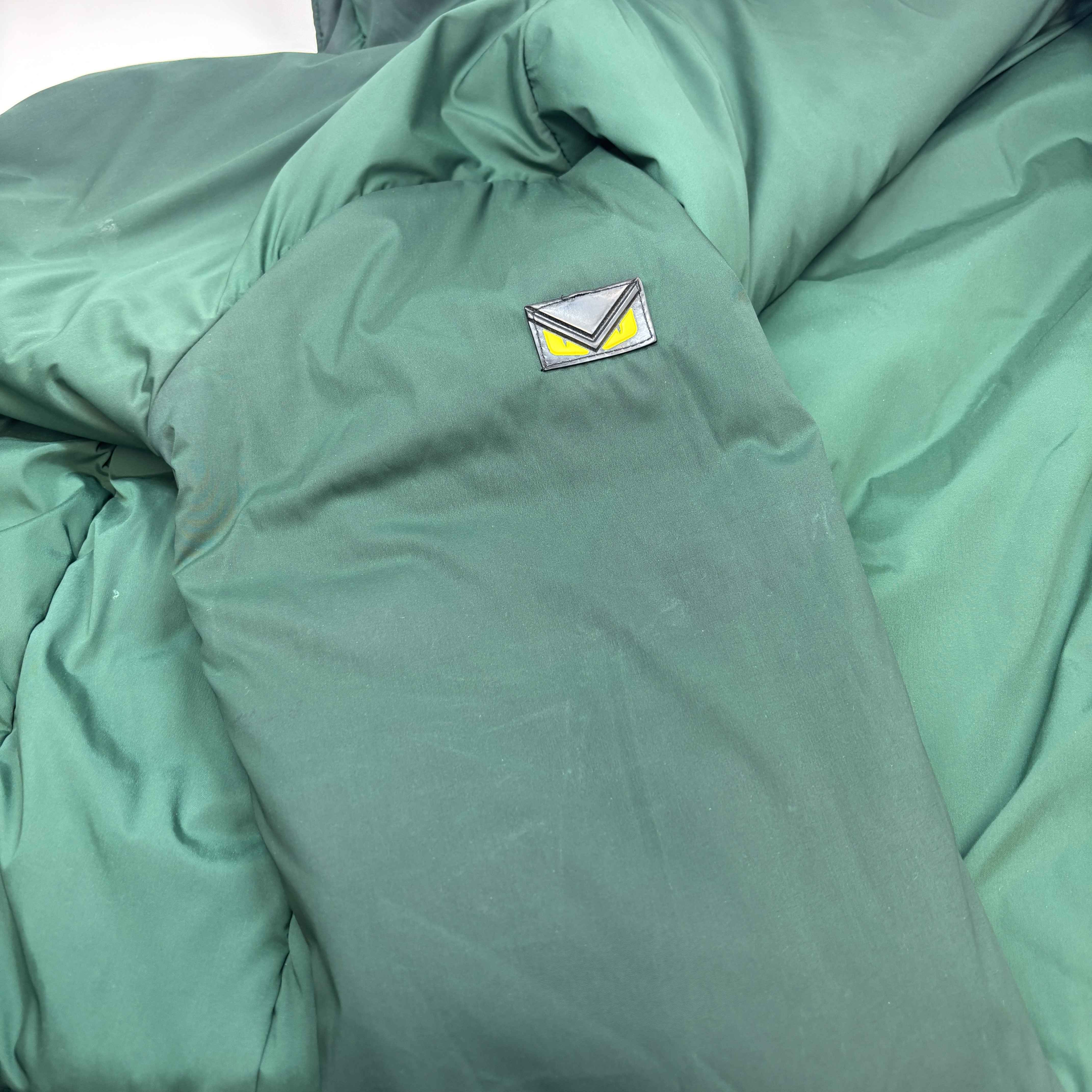 Men's Monster Eye Reversible Logo Down Jacket Black Size IT 44 / XS