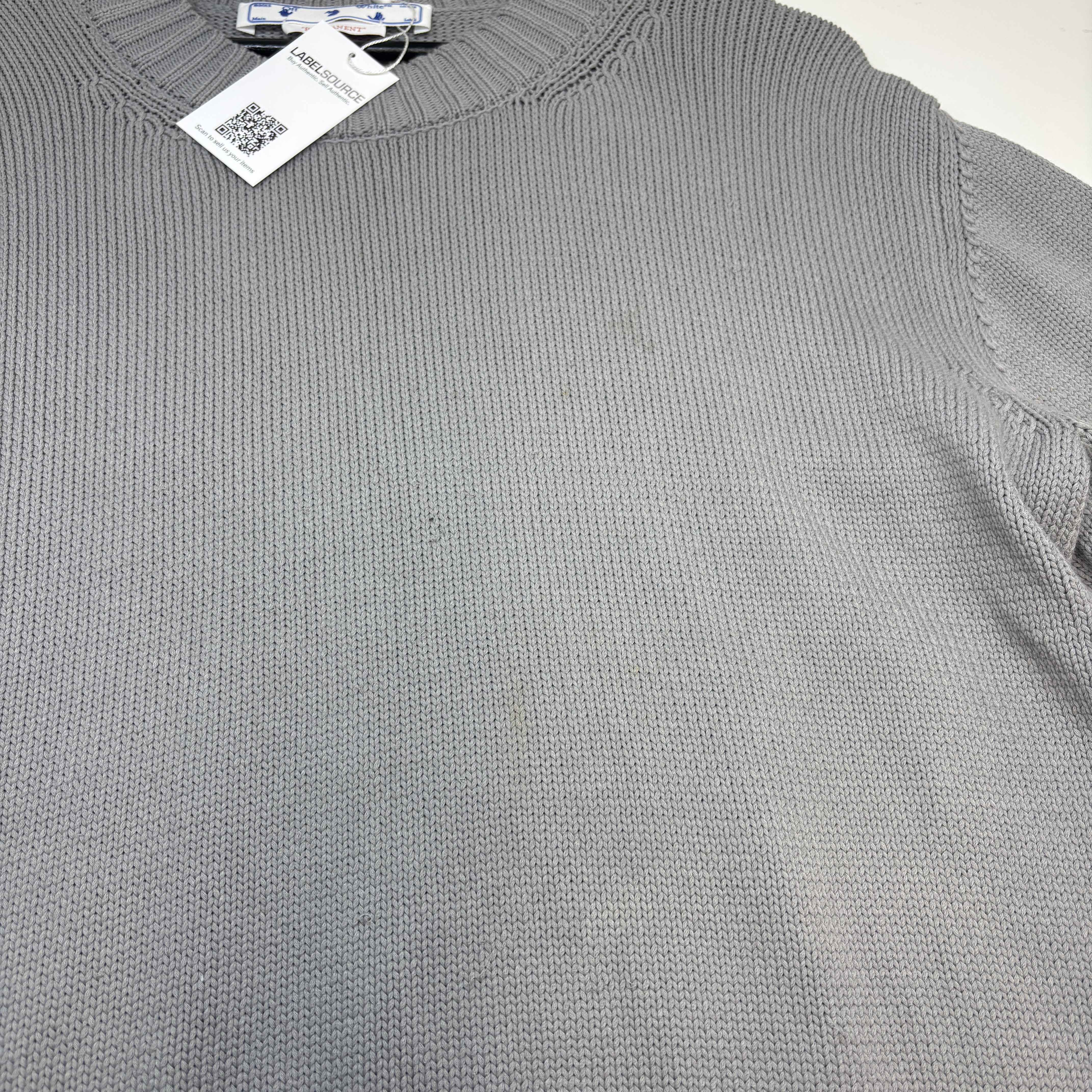 Men's Knit Arrow Logo Jumper Grey Size XL