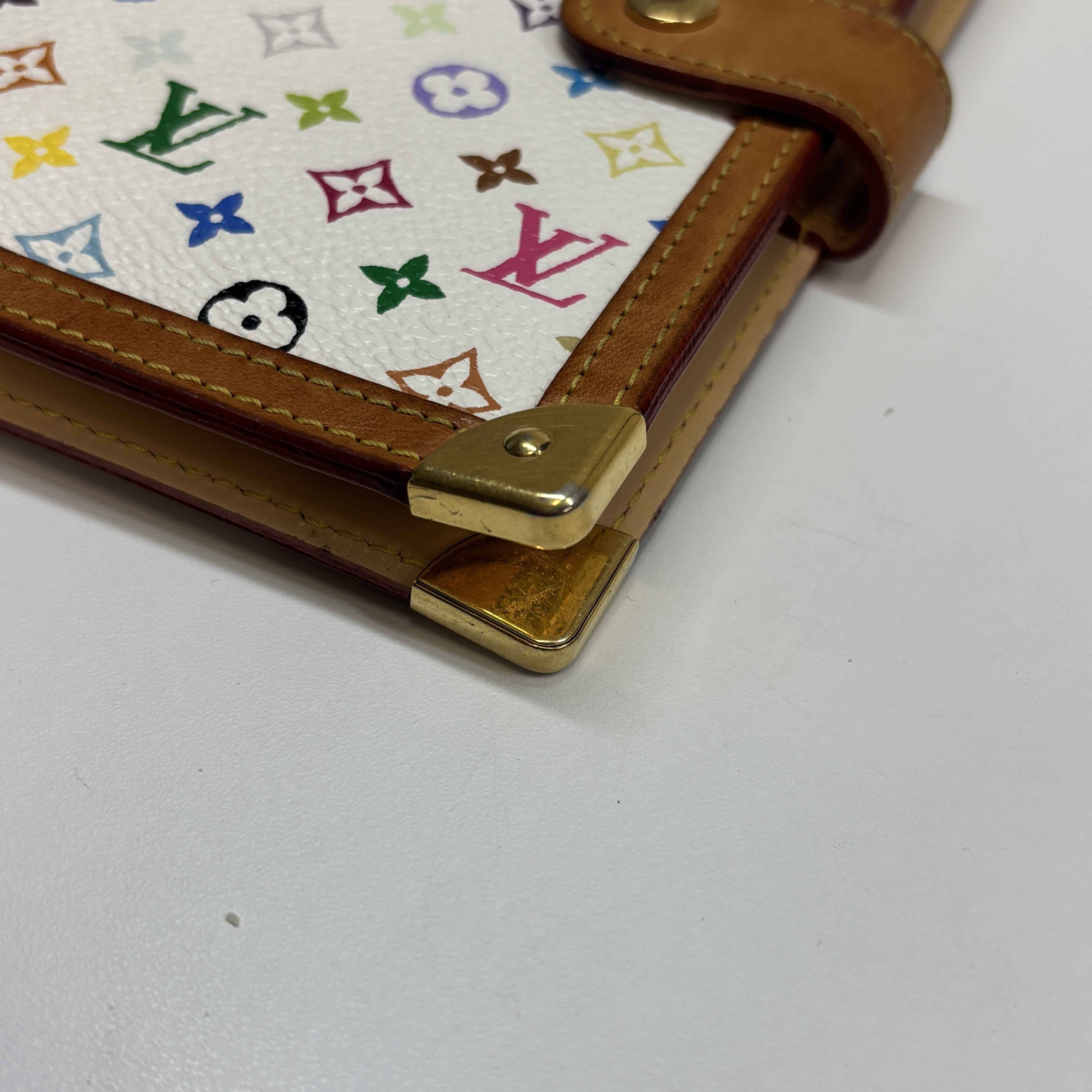 Women's Multi Colour Monogram Agenda Notebook White