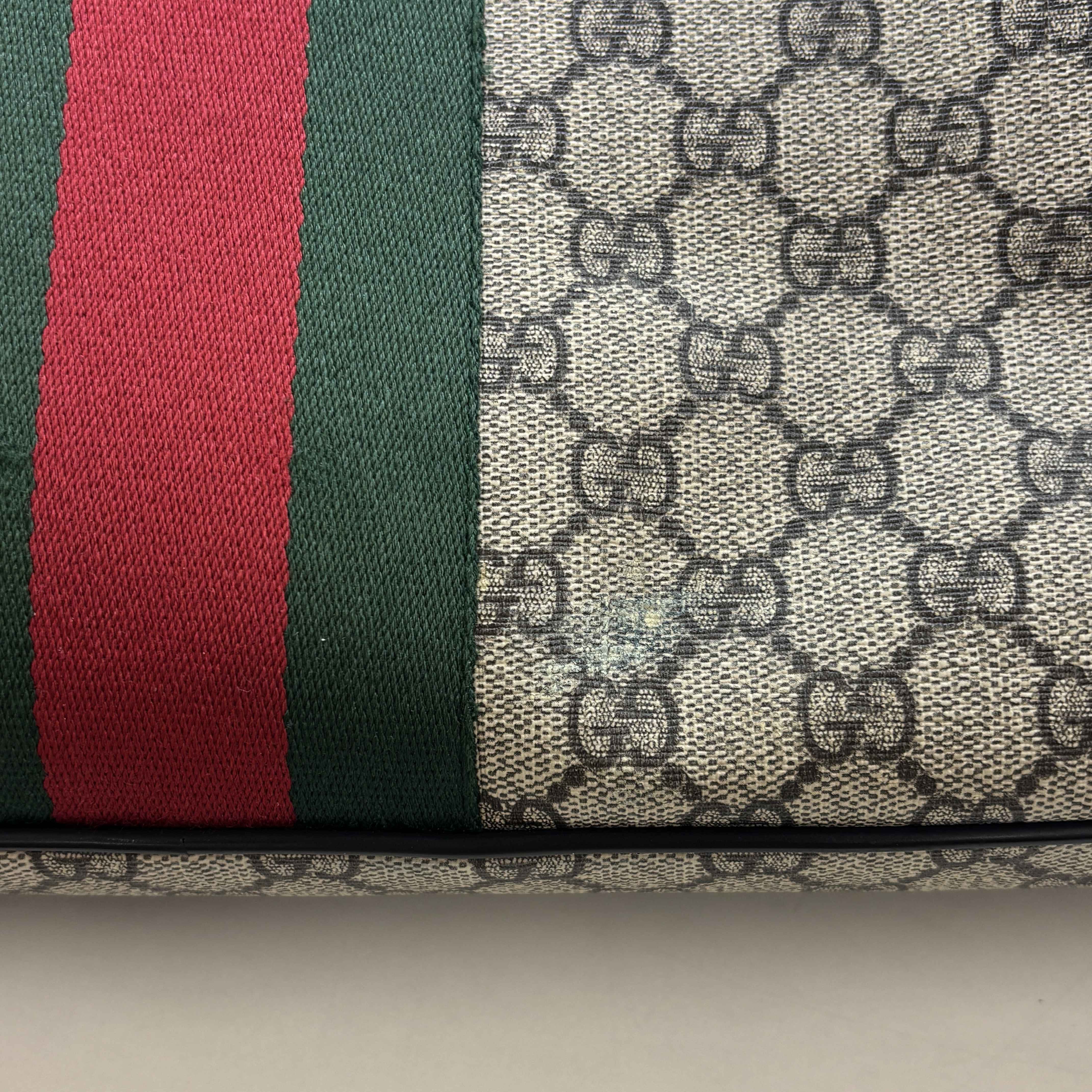 Women's Gg Supreme Web Boston Carryall Bag Beige