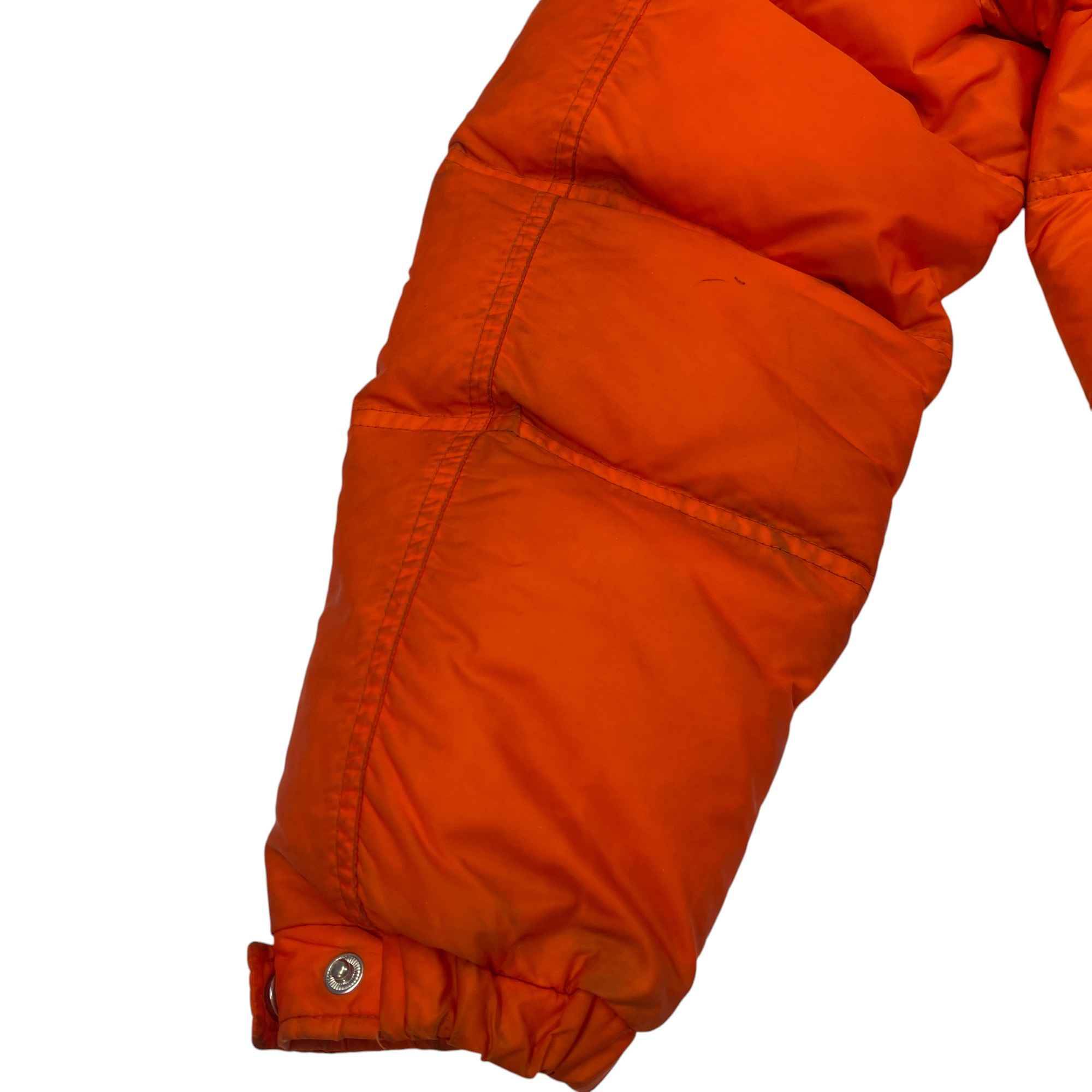 Men's Plaque Logo Down Jacket Orange Size IT 46 / S