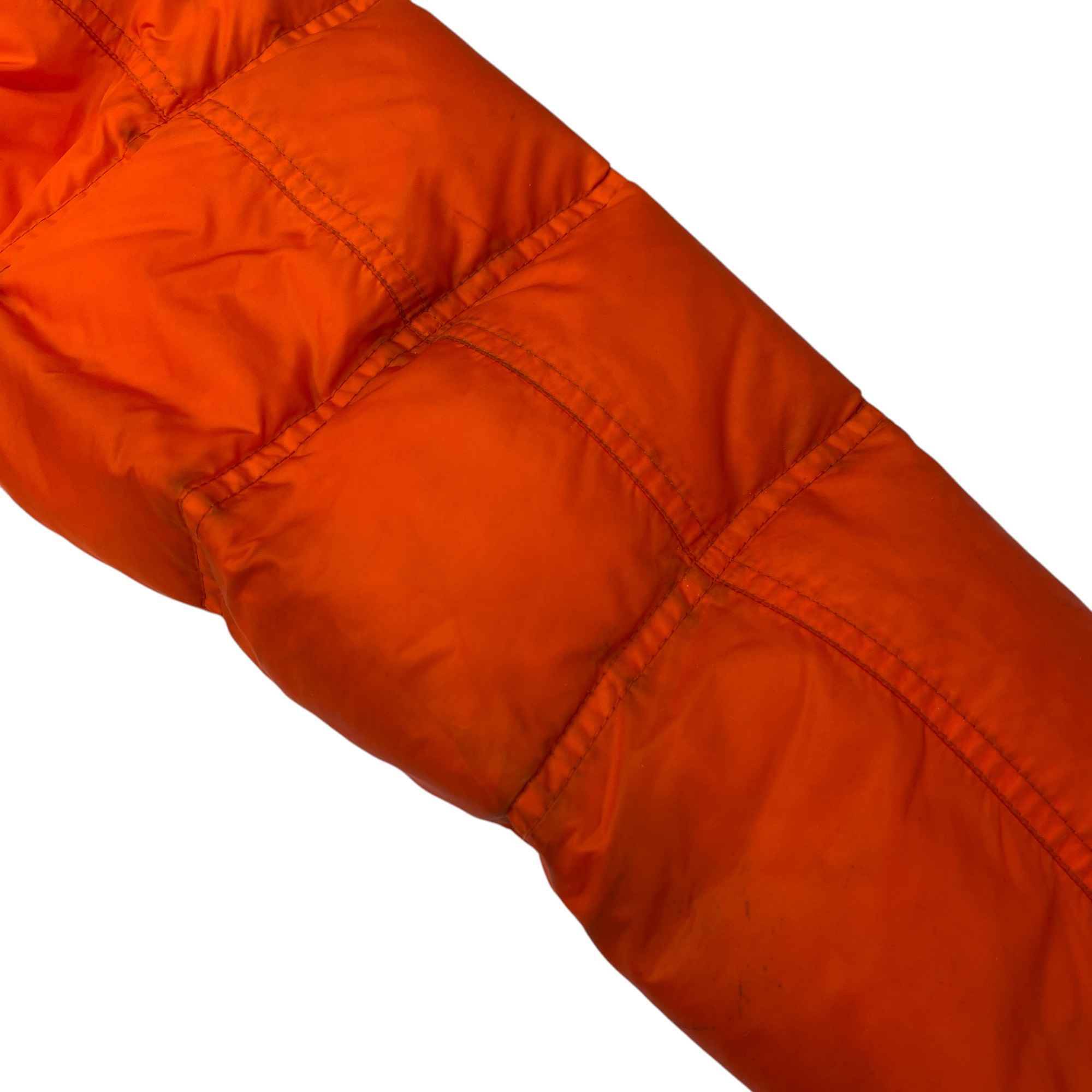 Men's Plaque Logo Down Jacket Orange Size IT 46 / S
