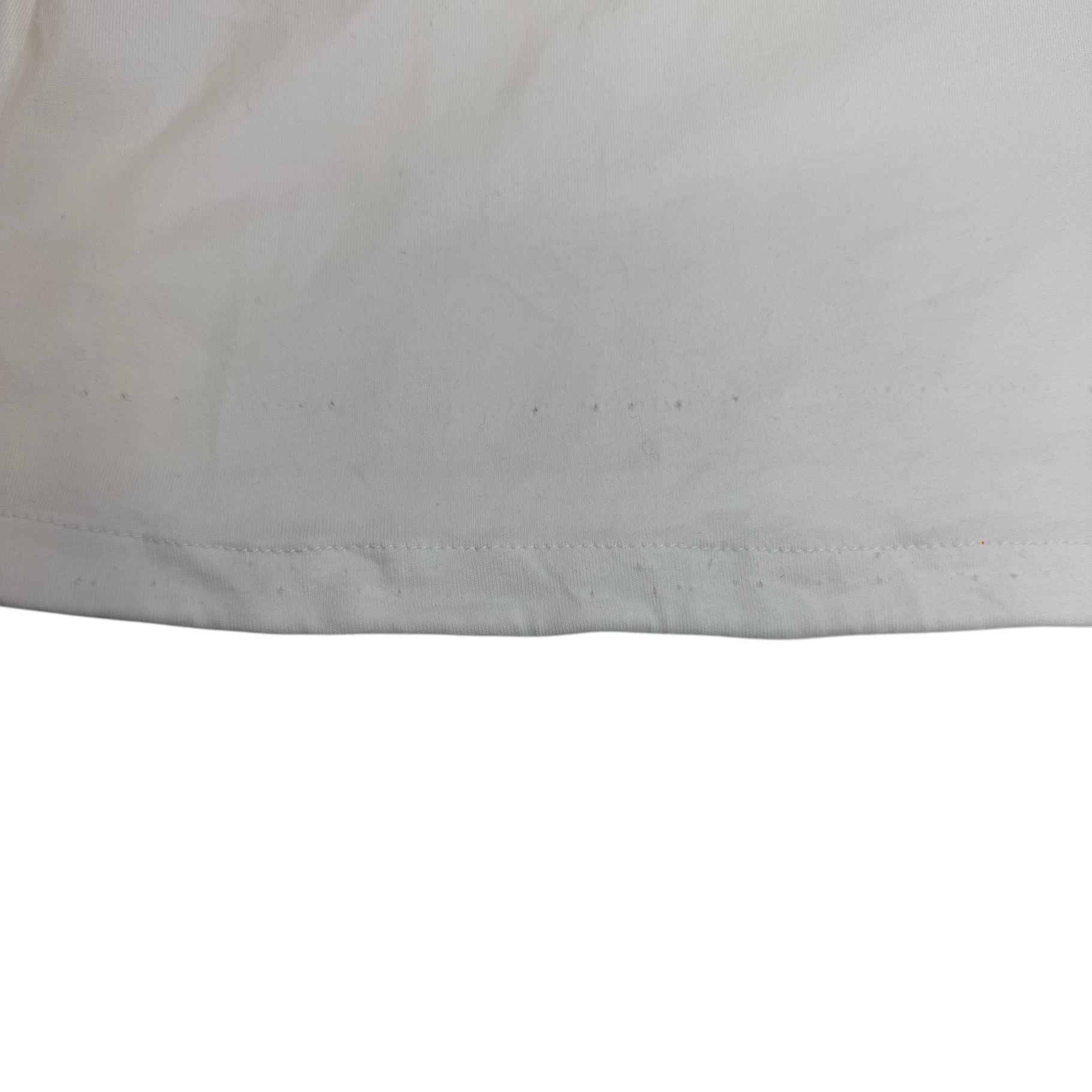 Men's Logo Print T-Shirt White Size S