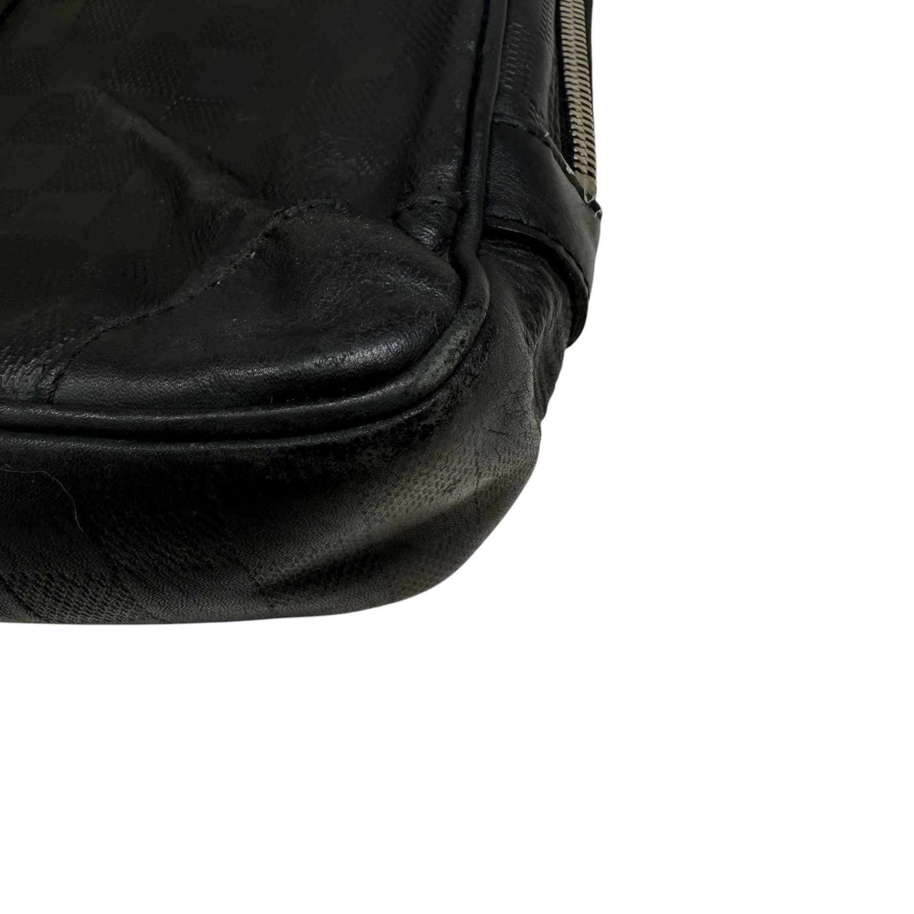 Men's Damier Infini Porte-Documents Voyage Pm Bag Black