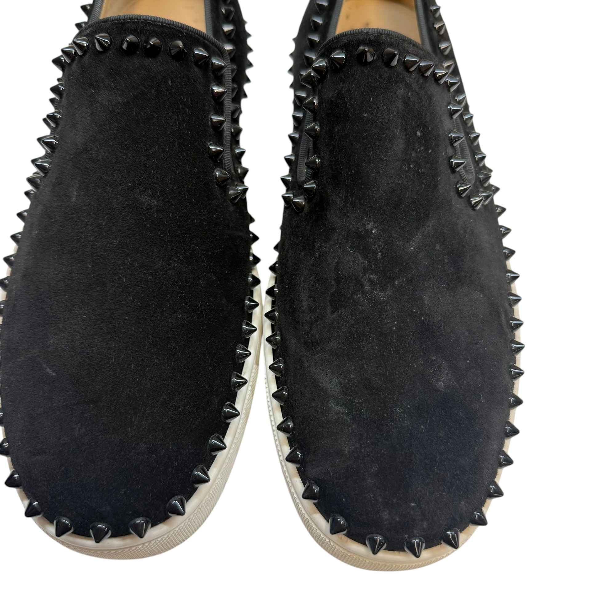 Men's Pik Boat Loafers Black Size EU 40.5 / UK 6.5