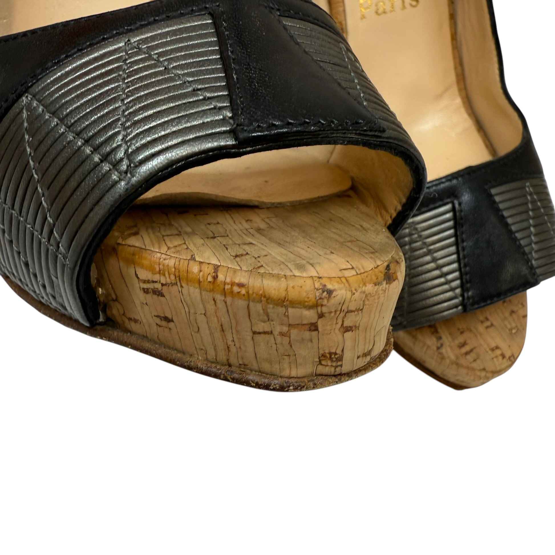 Women's Femme Moyen Empire Heels Black Size EU 36 / UK 3