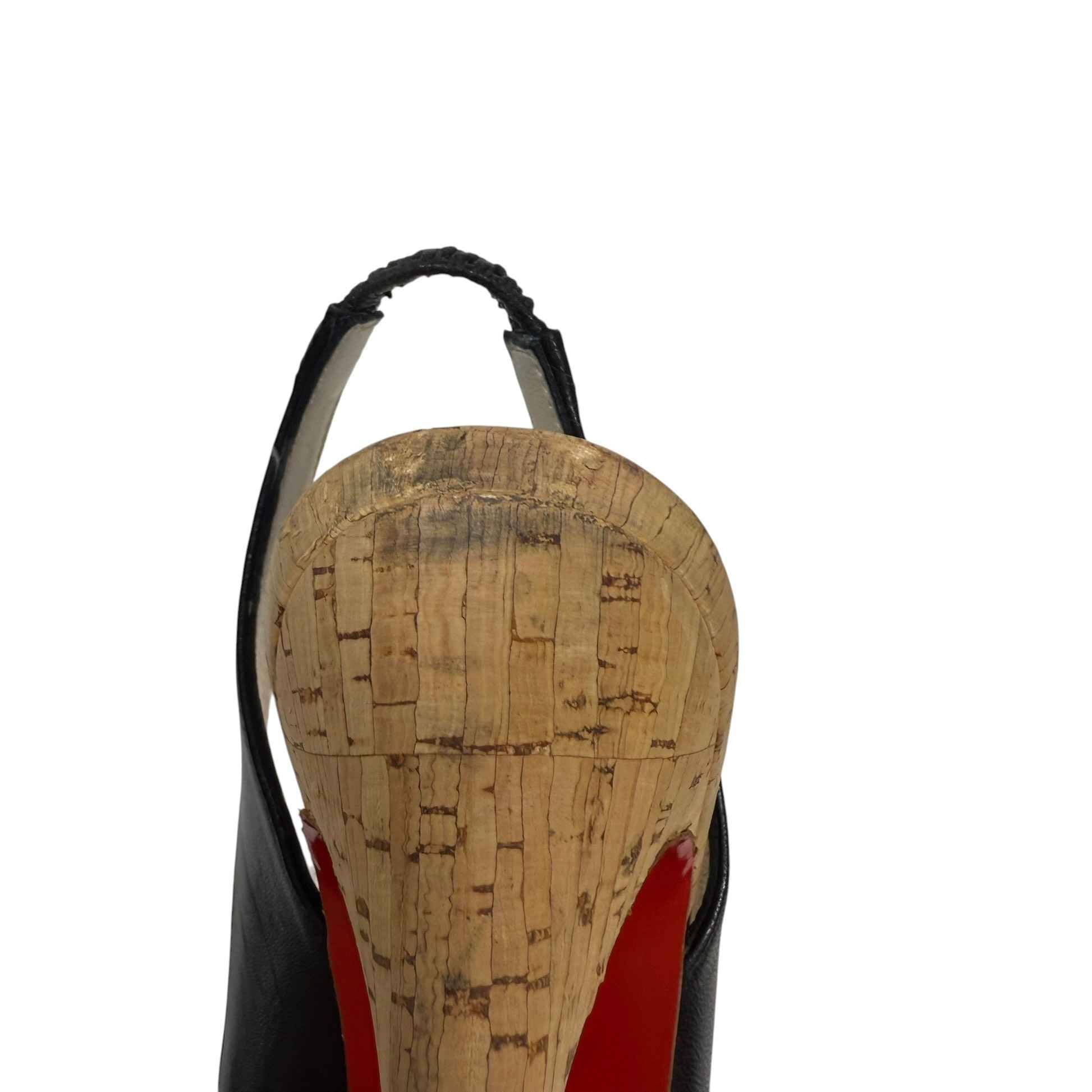 Women's Femme Moyen Empire Heels Black Size EU 36 / UK 3