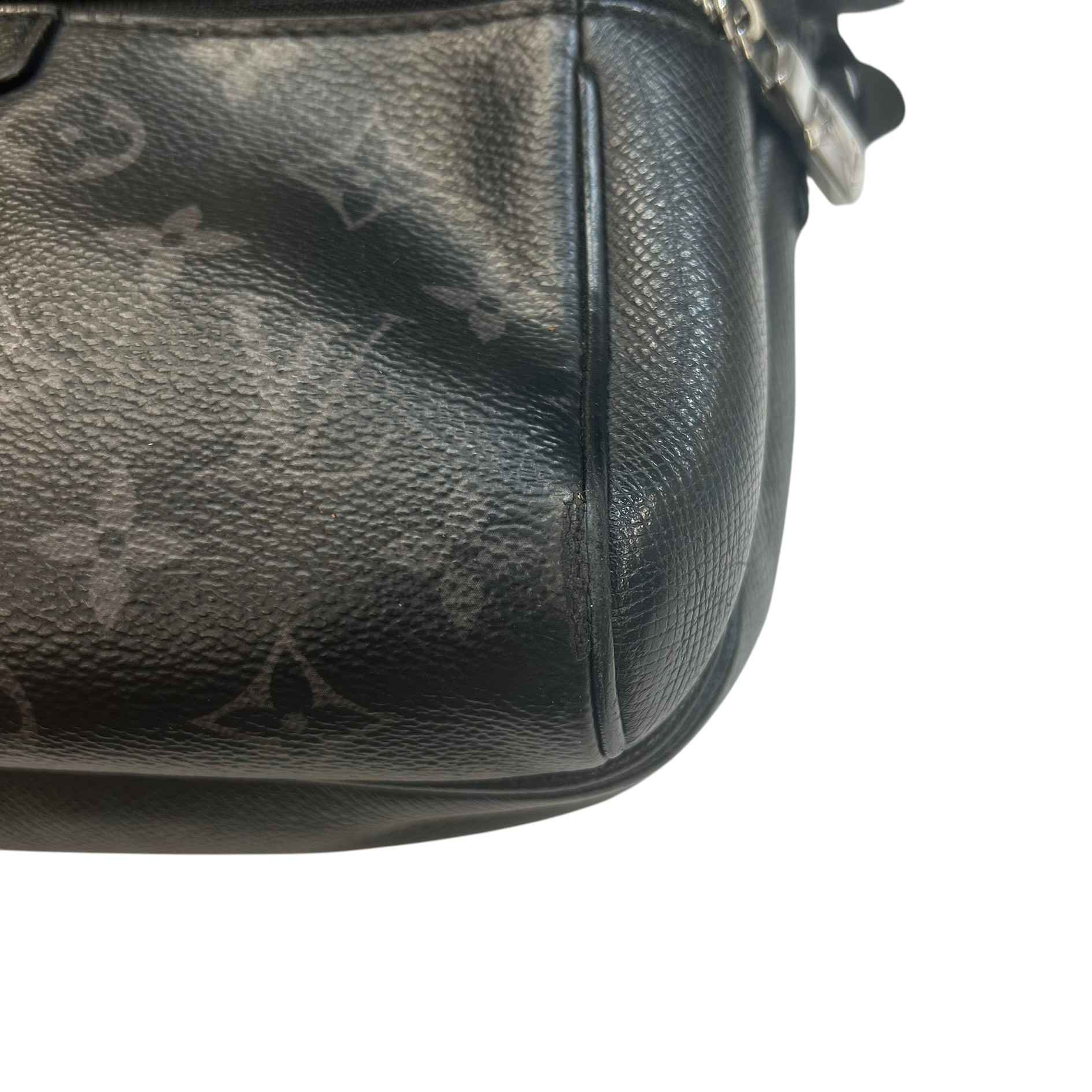 Men's Monogram Outdoor Messenger Bag Black