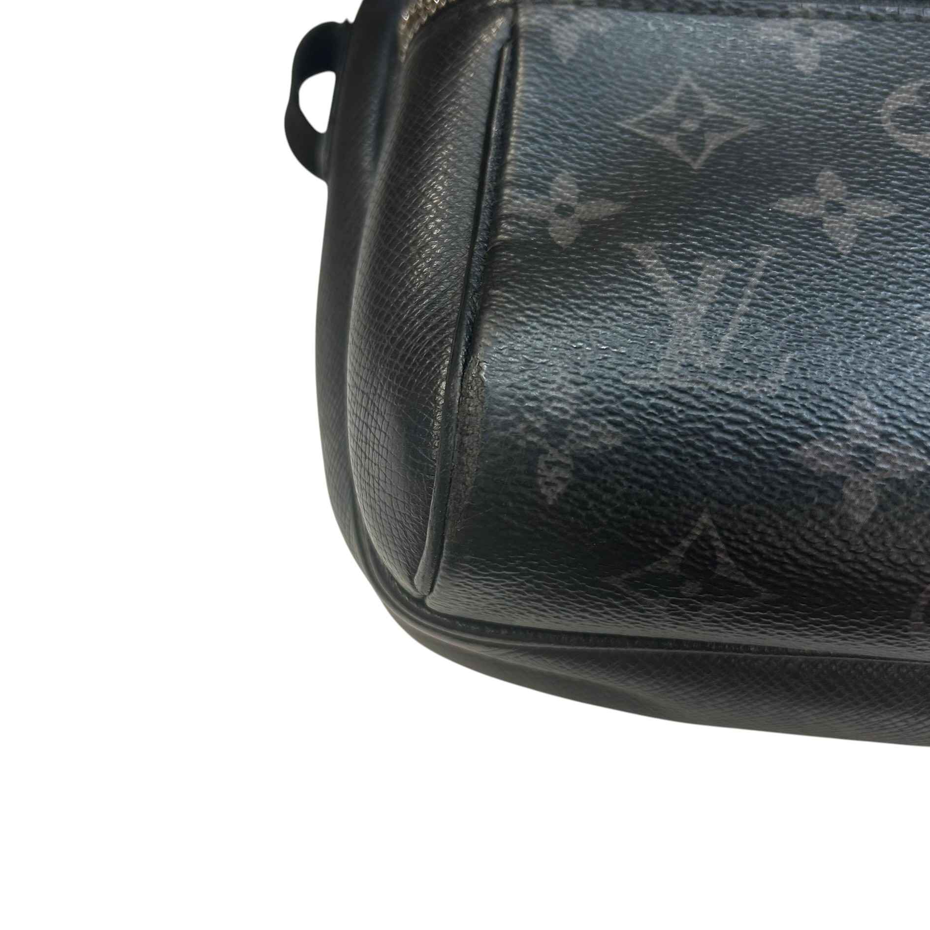 Men's Monogram Outdoor Messenger Bag Black