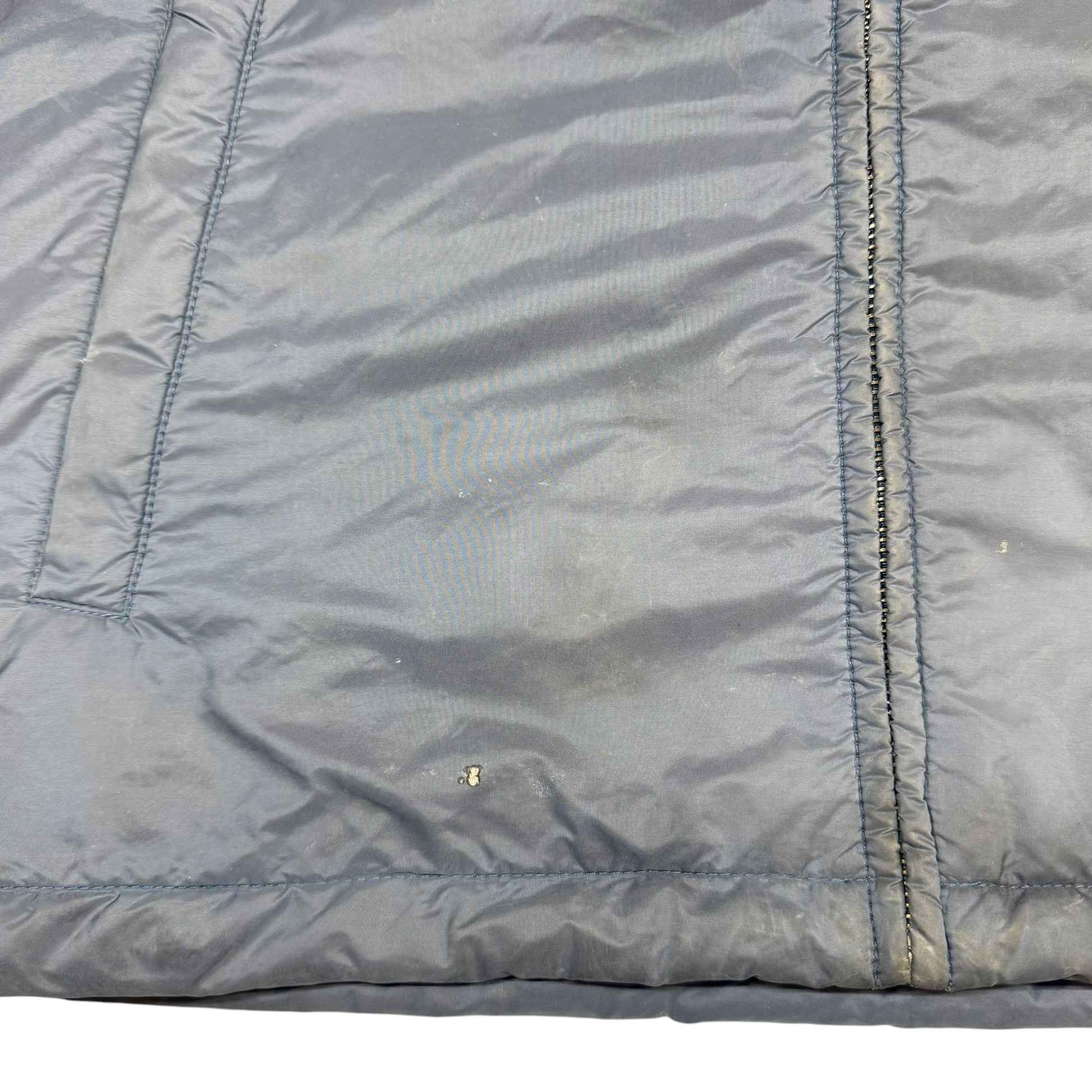 Men's Plaque Logo Jacket Navy Size M