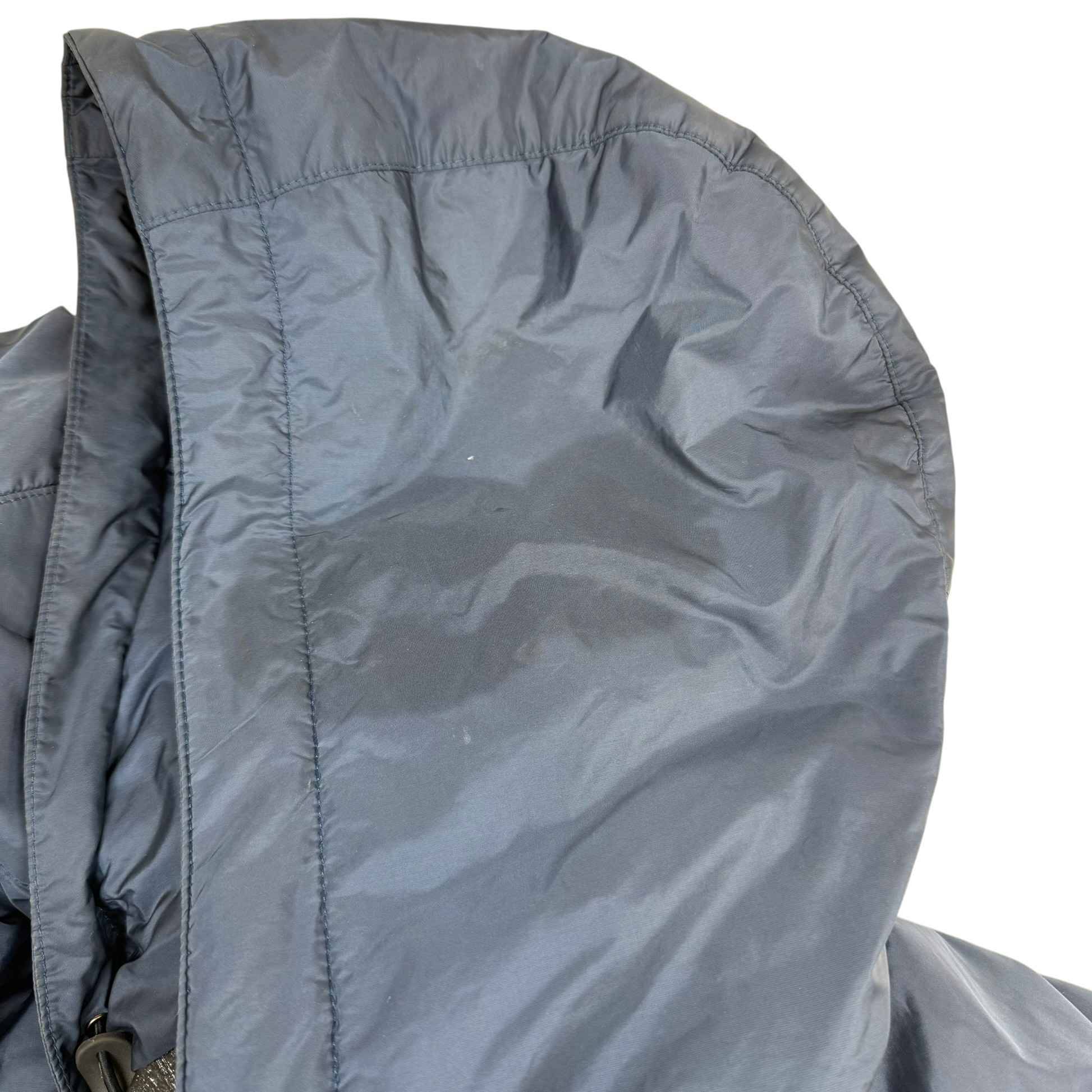 Men's Plaque Logo Jacket Navy Size M