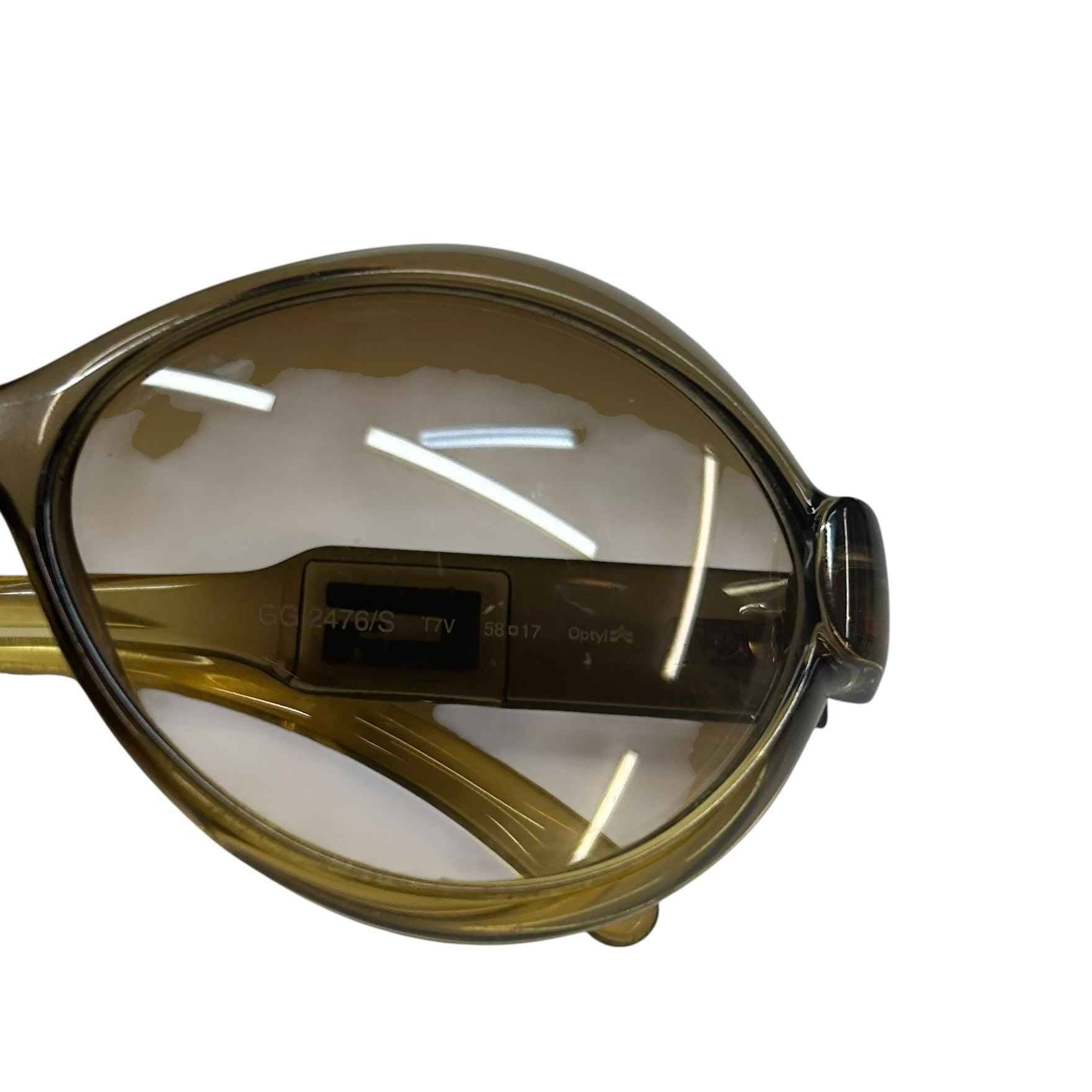 Women's Gg 2476/S Sunglasses Yellow