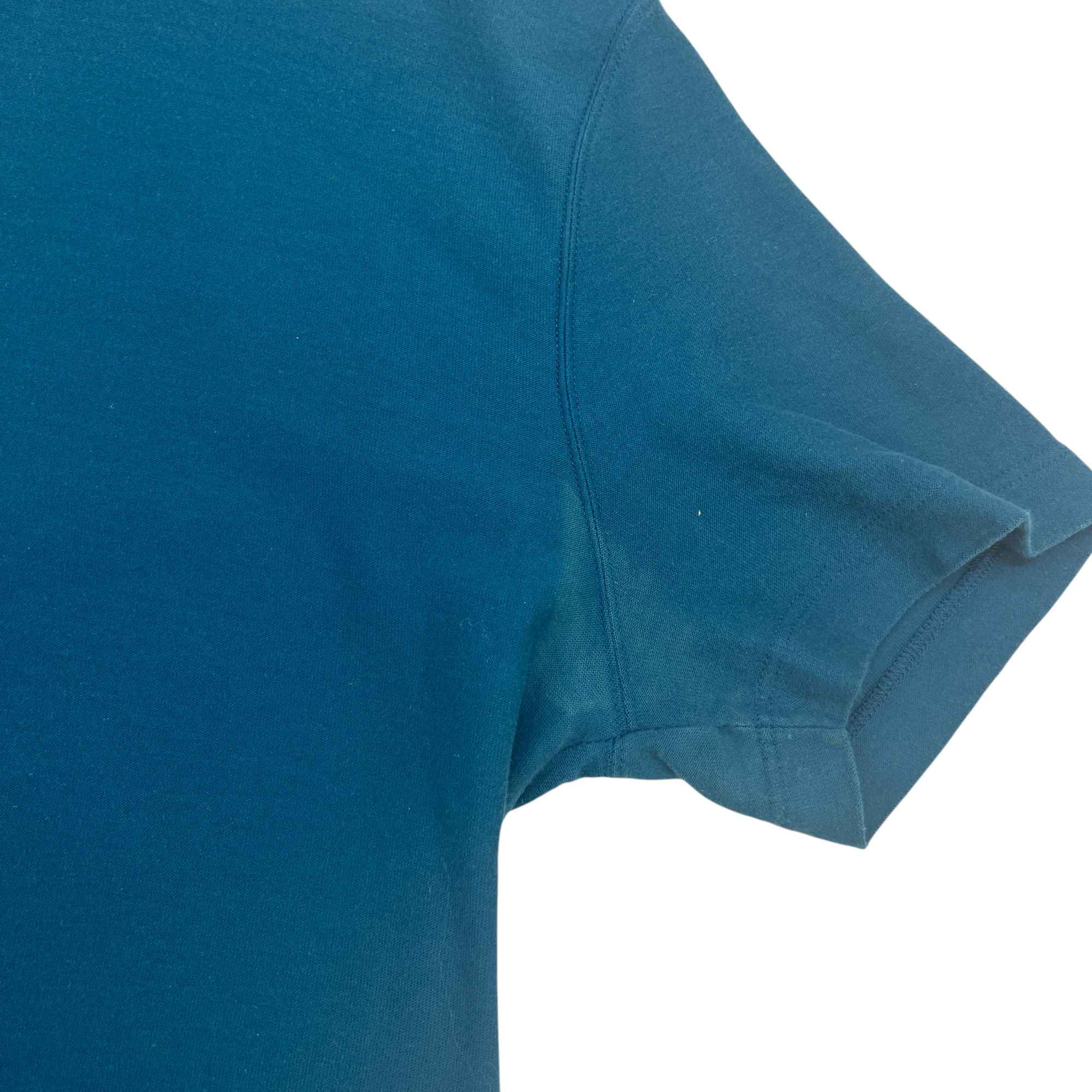 Men's Jacquard Velour T-Shirt Green Size S