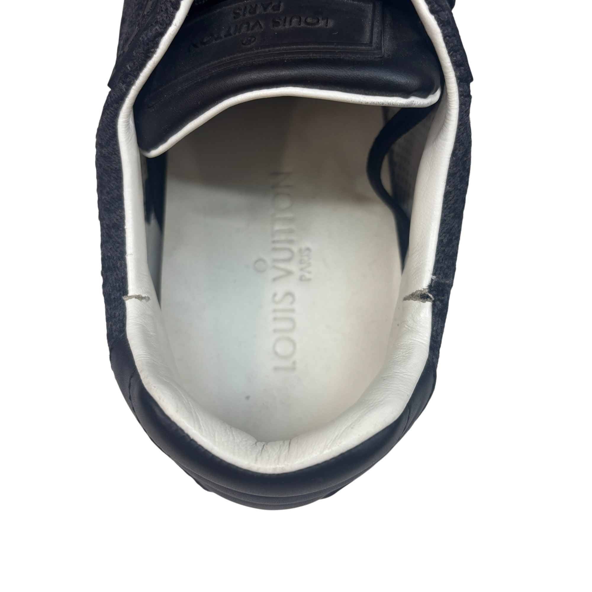 Men's Knit Run Away Low Trainers Black Size EU 39.5 / UK 5.5