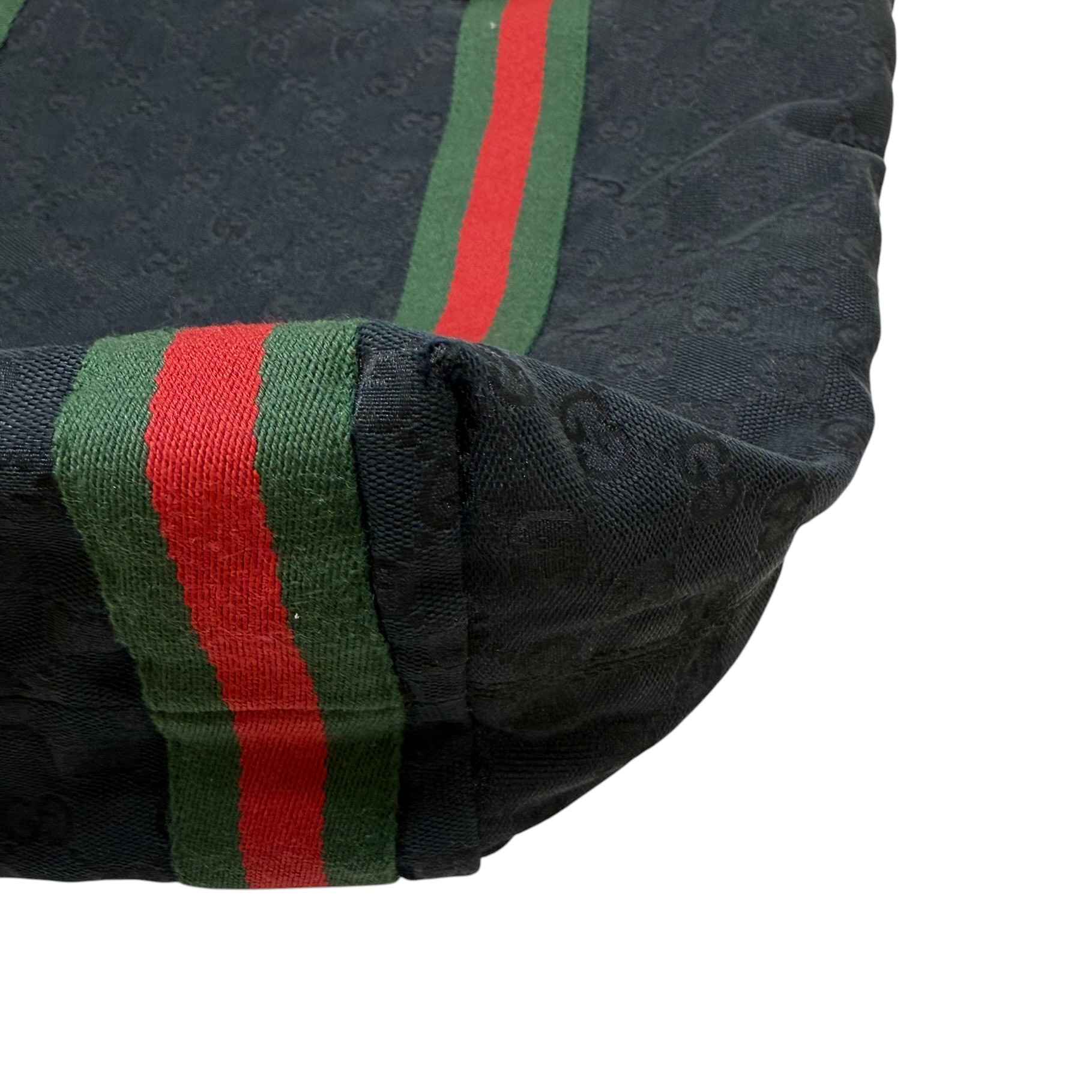 Women's Gg Web Handbag Black