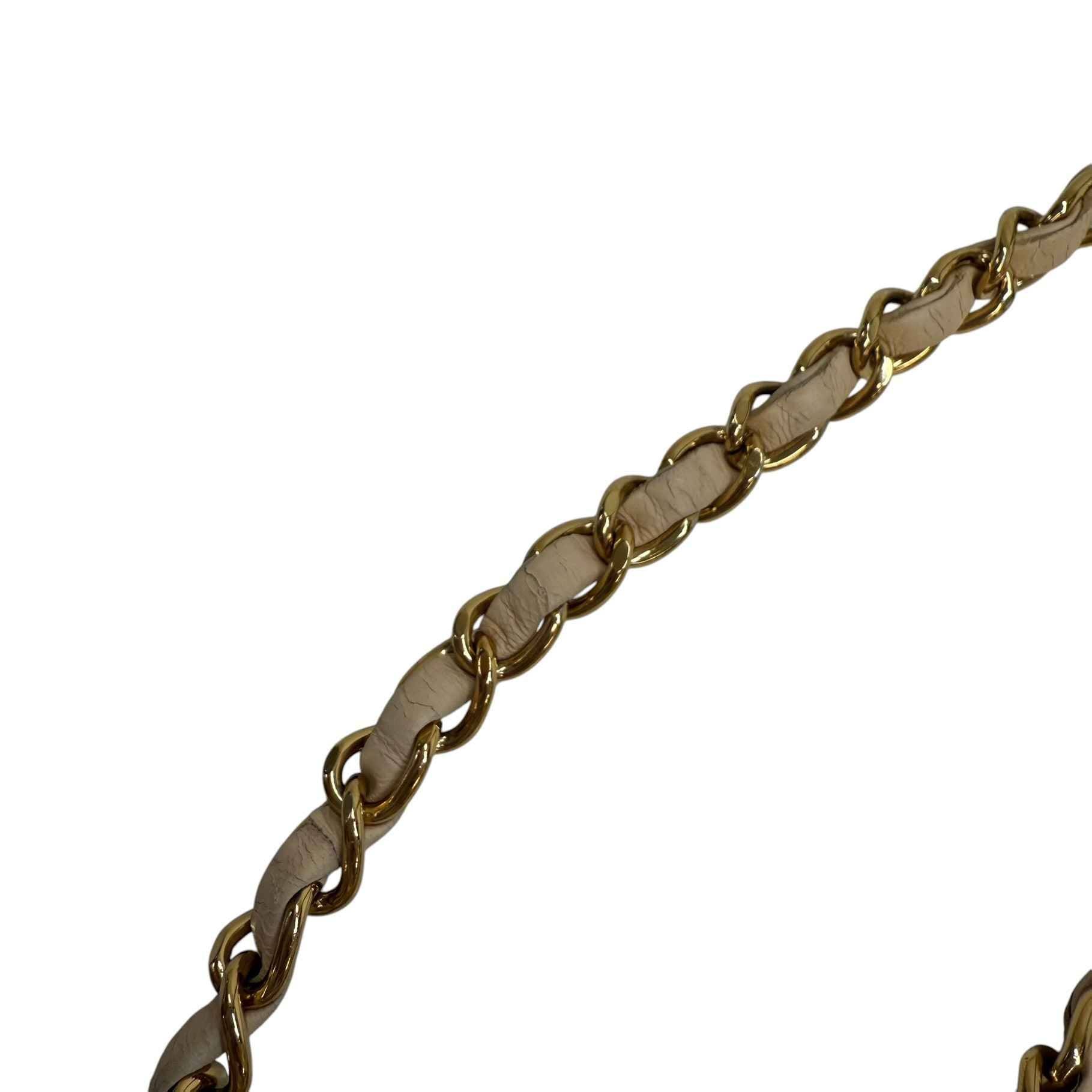 Women's Classic Double Flap Medium Lambskin Handbag Beige