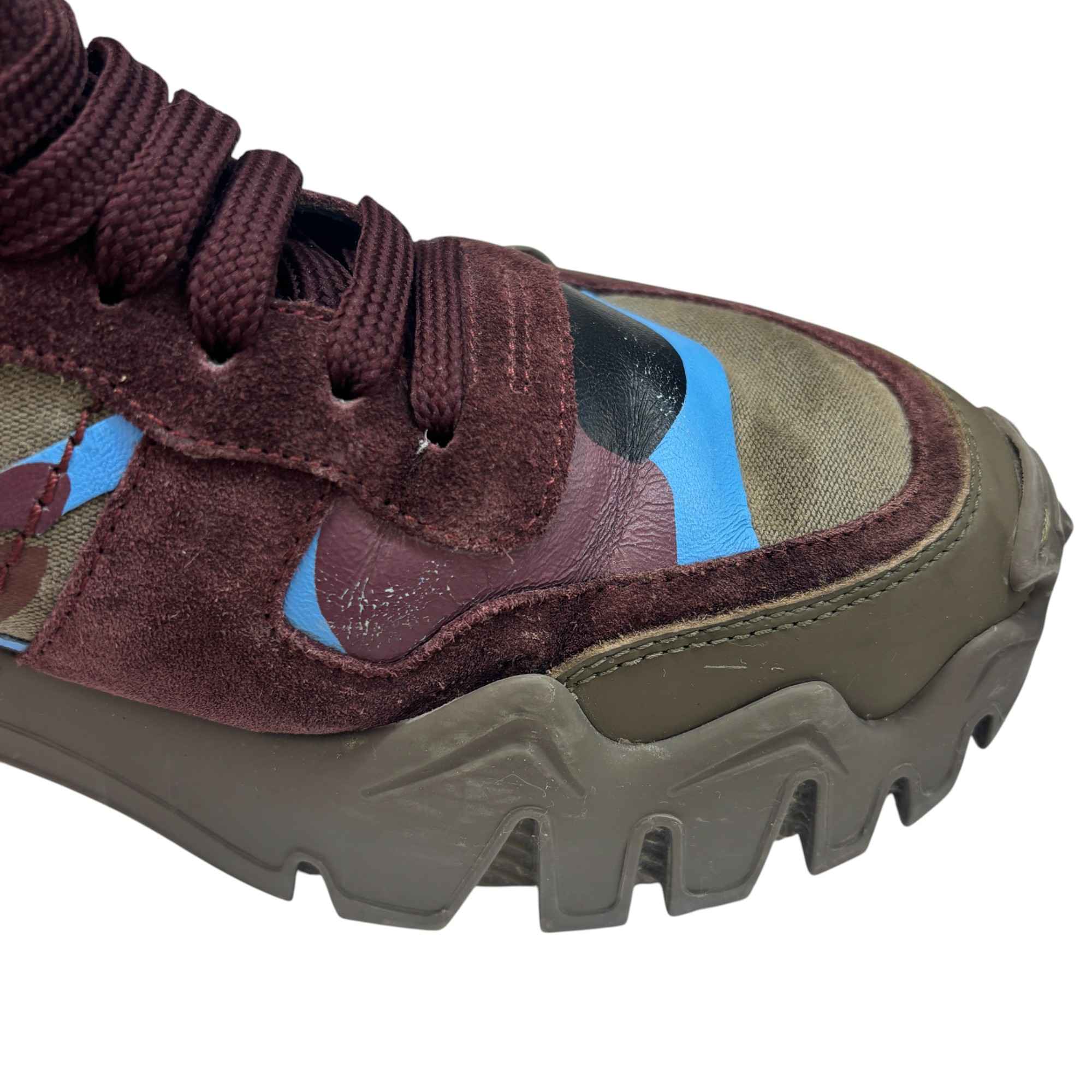 Men's Rockrunner Plus Low Trainers Burgundy Size EU 41 / UK 7