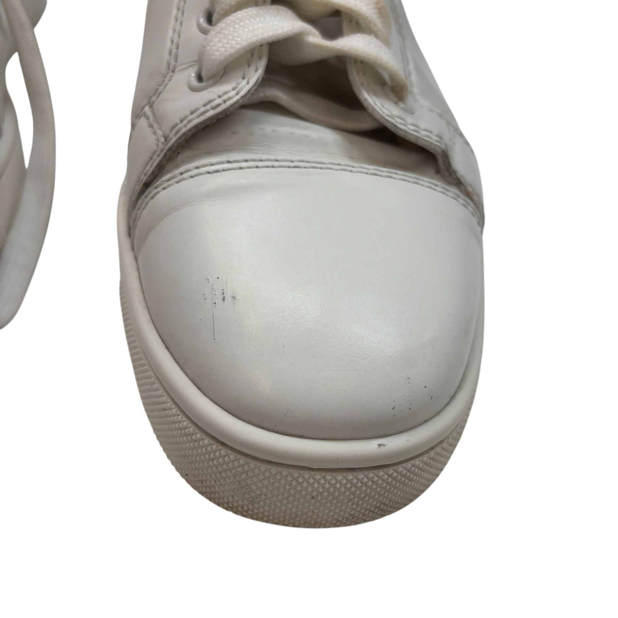 Men's Louis Junior Flat Low Trainers White Size EU 40 / UK 6