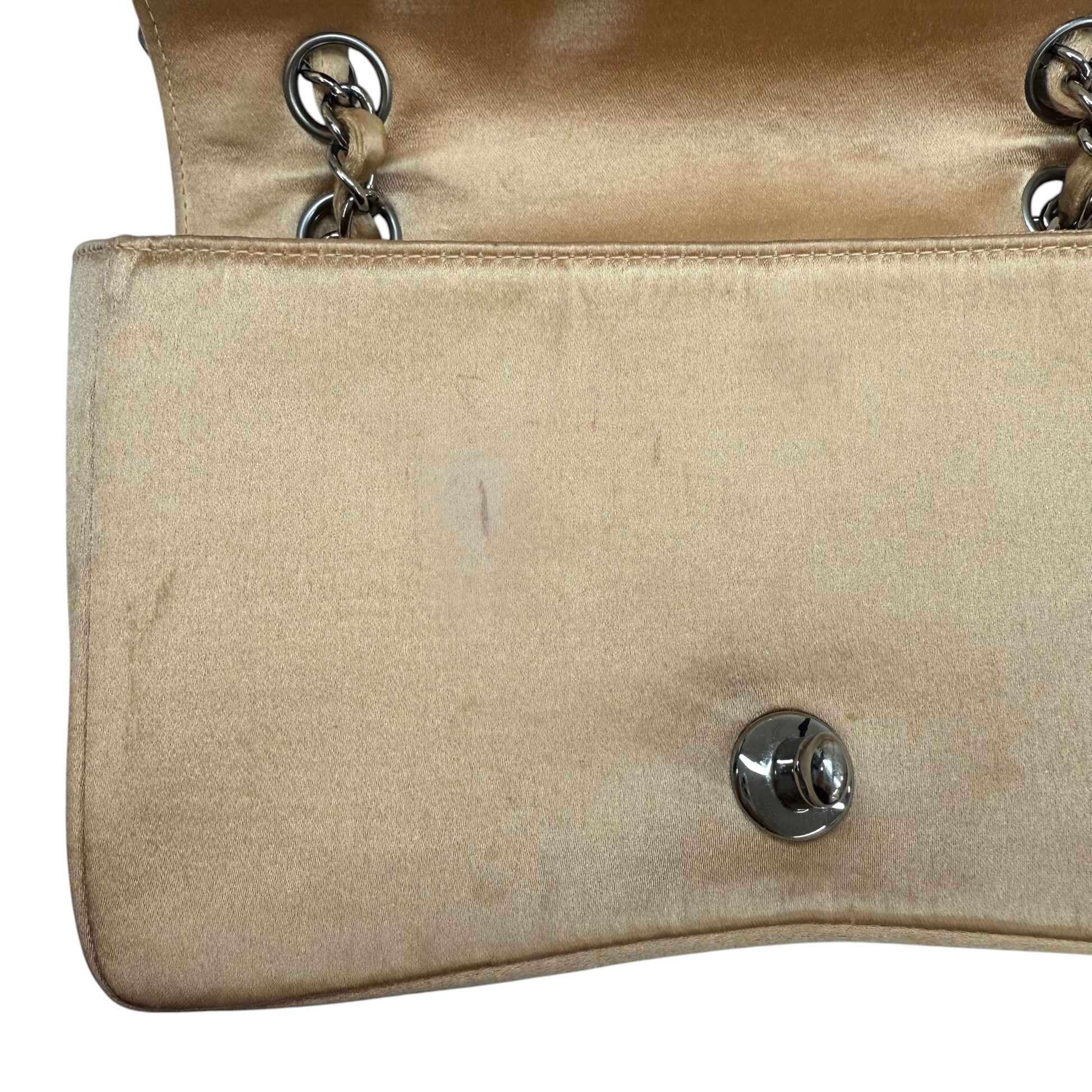 Women's Cc Embellished Handbag Beige