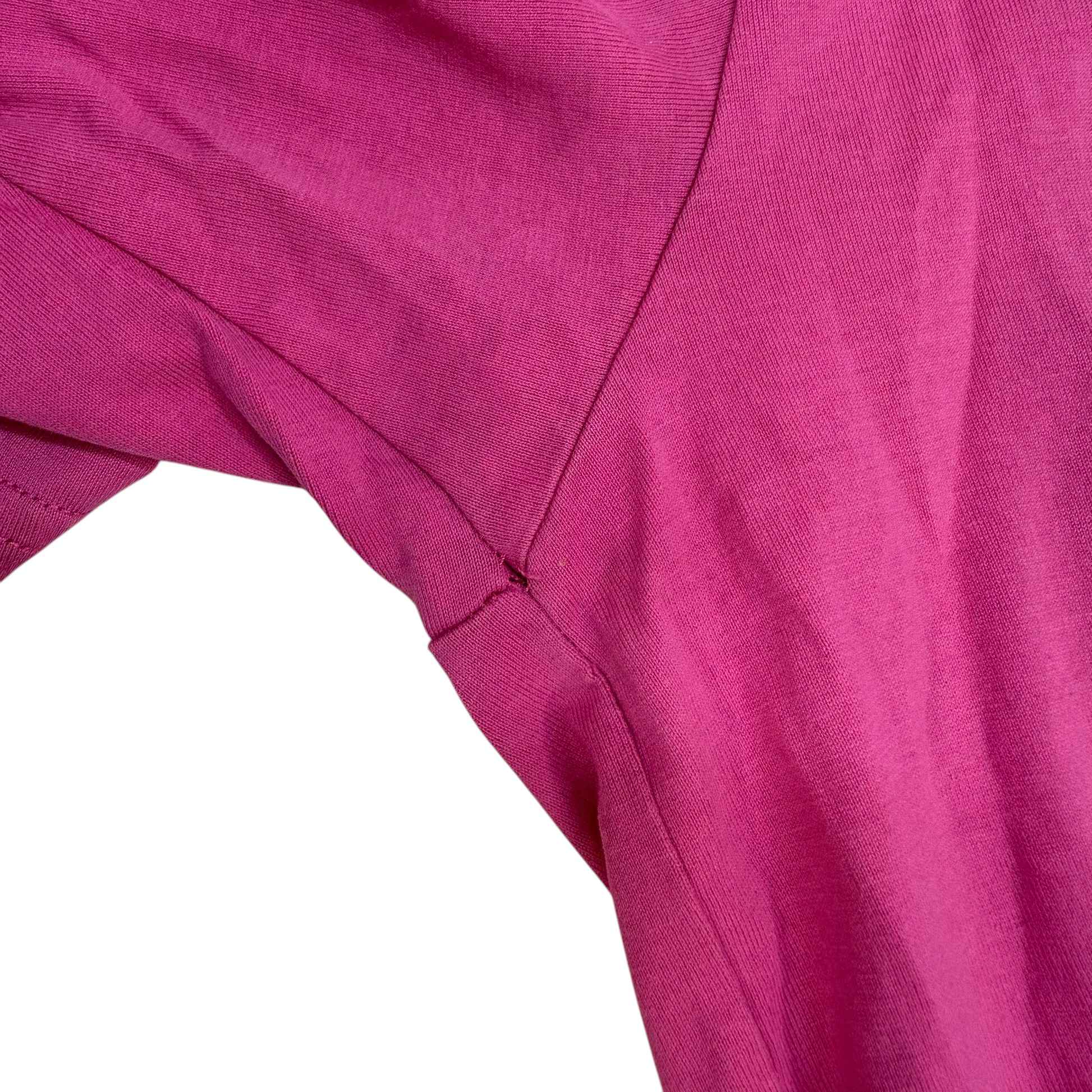 Men's Logo Print T-Shirt Pink Size S