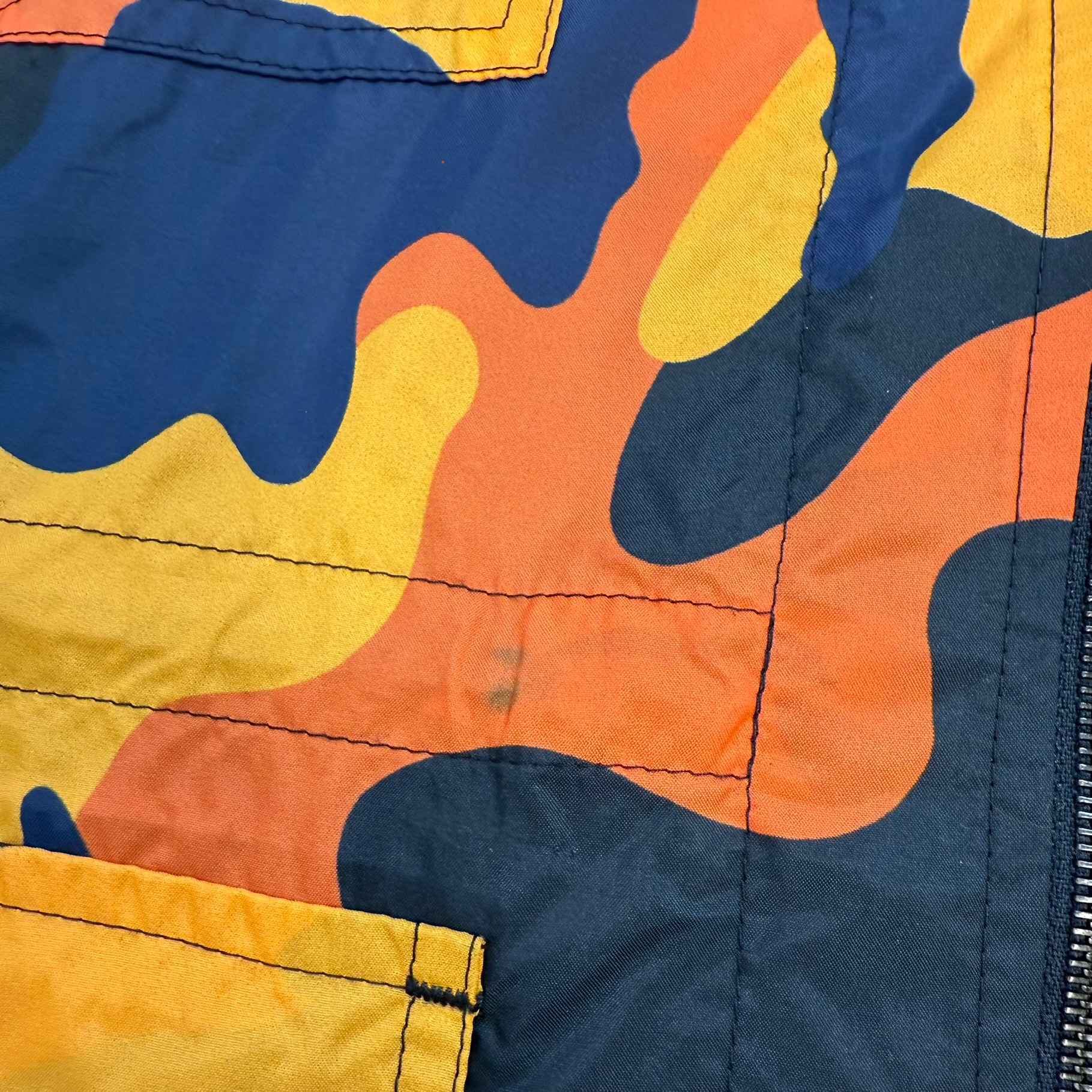 Men's Camouflage Print Windbreaker Navy Size IT 48 / M