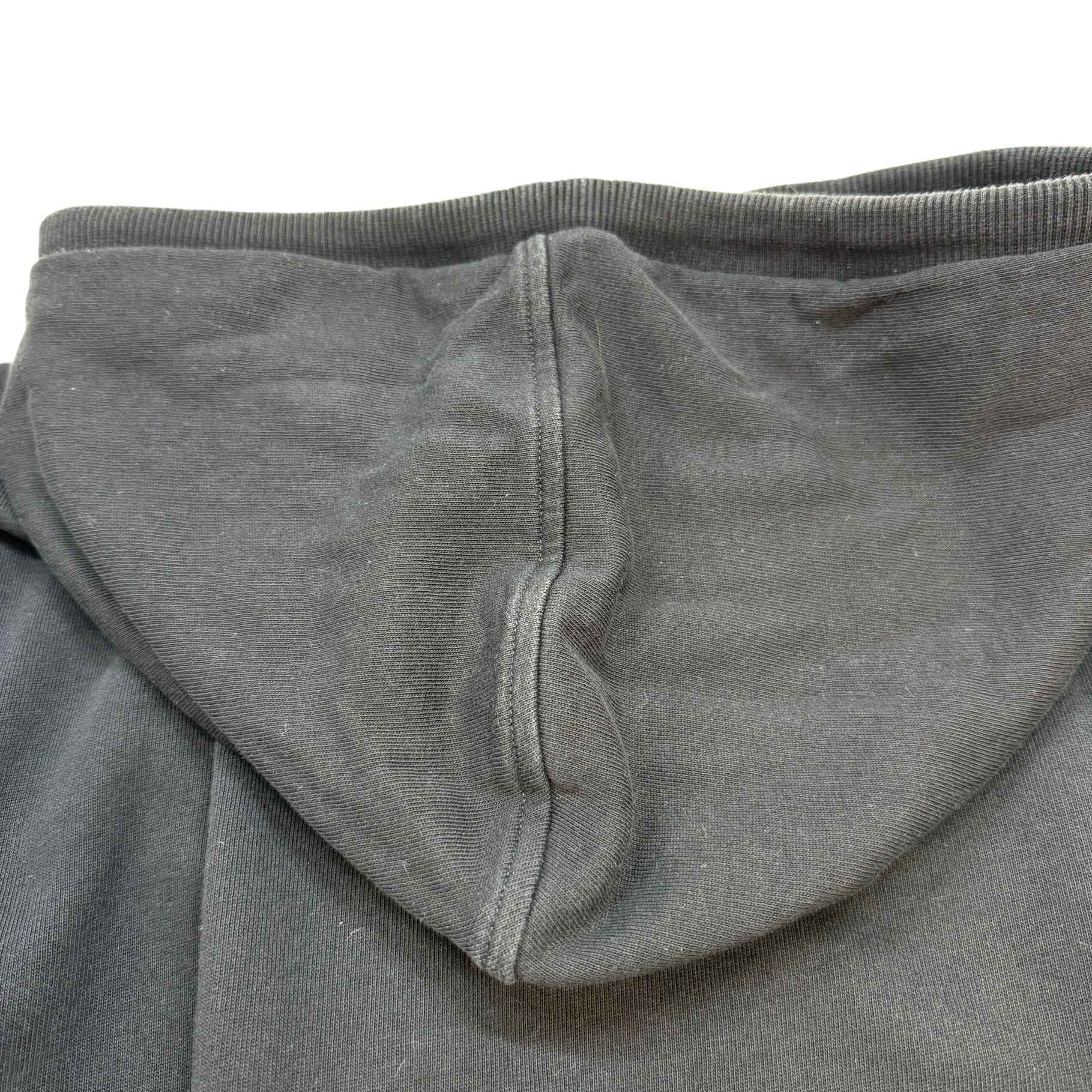 Men's Embroidered Logo Hoodie Black Size IT 50 / UK L