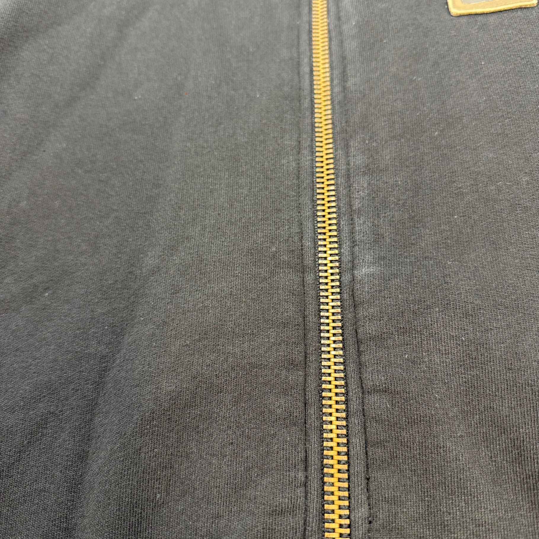 Men's Embroidered Logo Track Jacket Black Size IT 50 / UK L