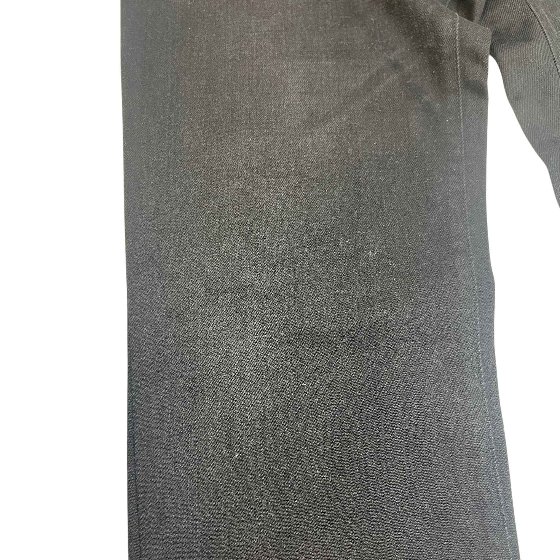 Men's Plaque Logo Jeans Black Size IT 50 / UK 34