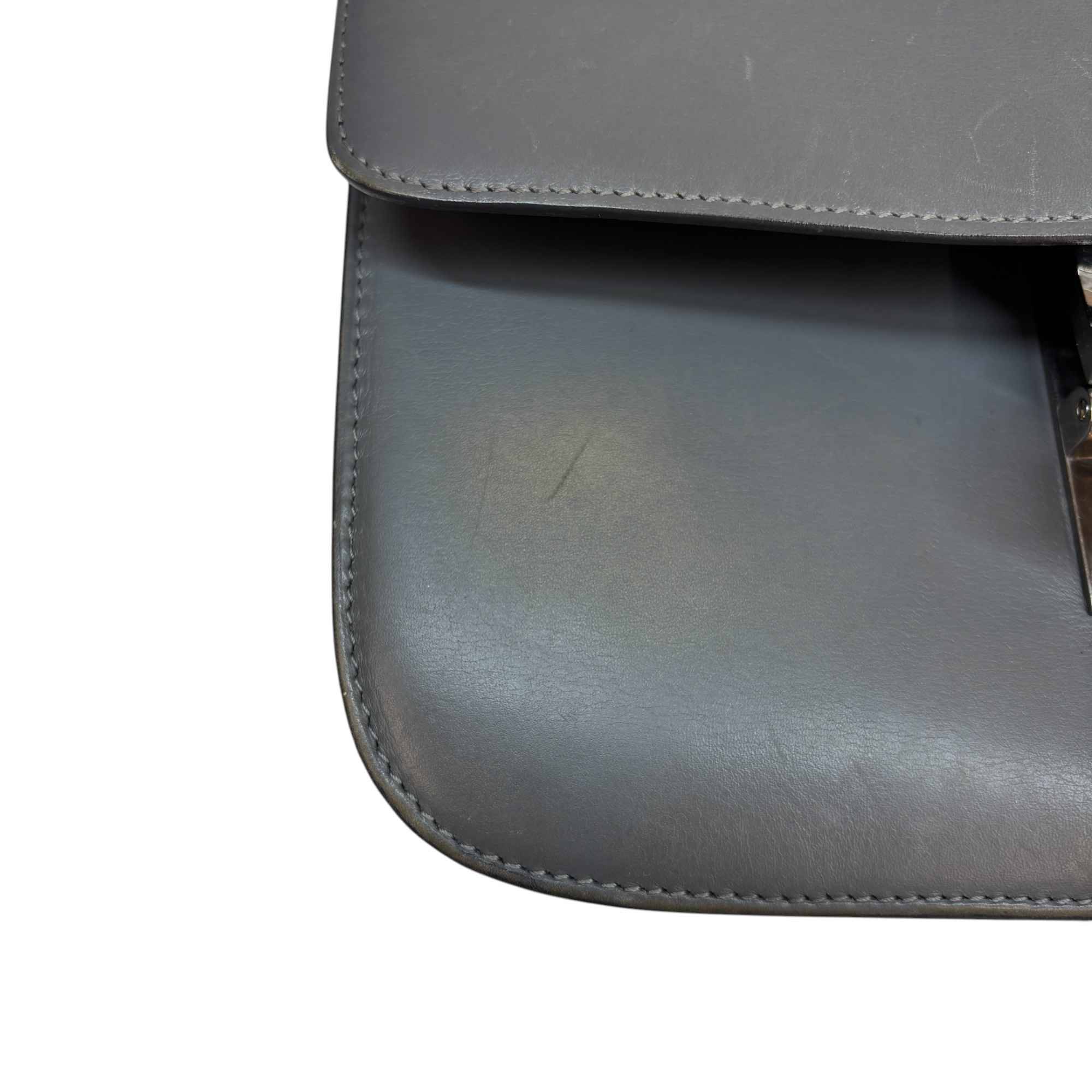 Women's Medium Box Handbag Grey