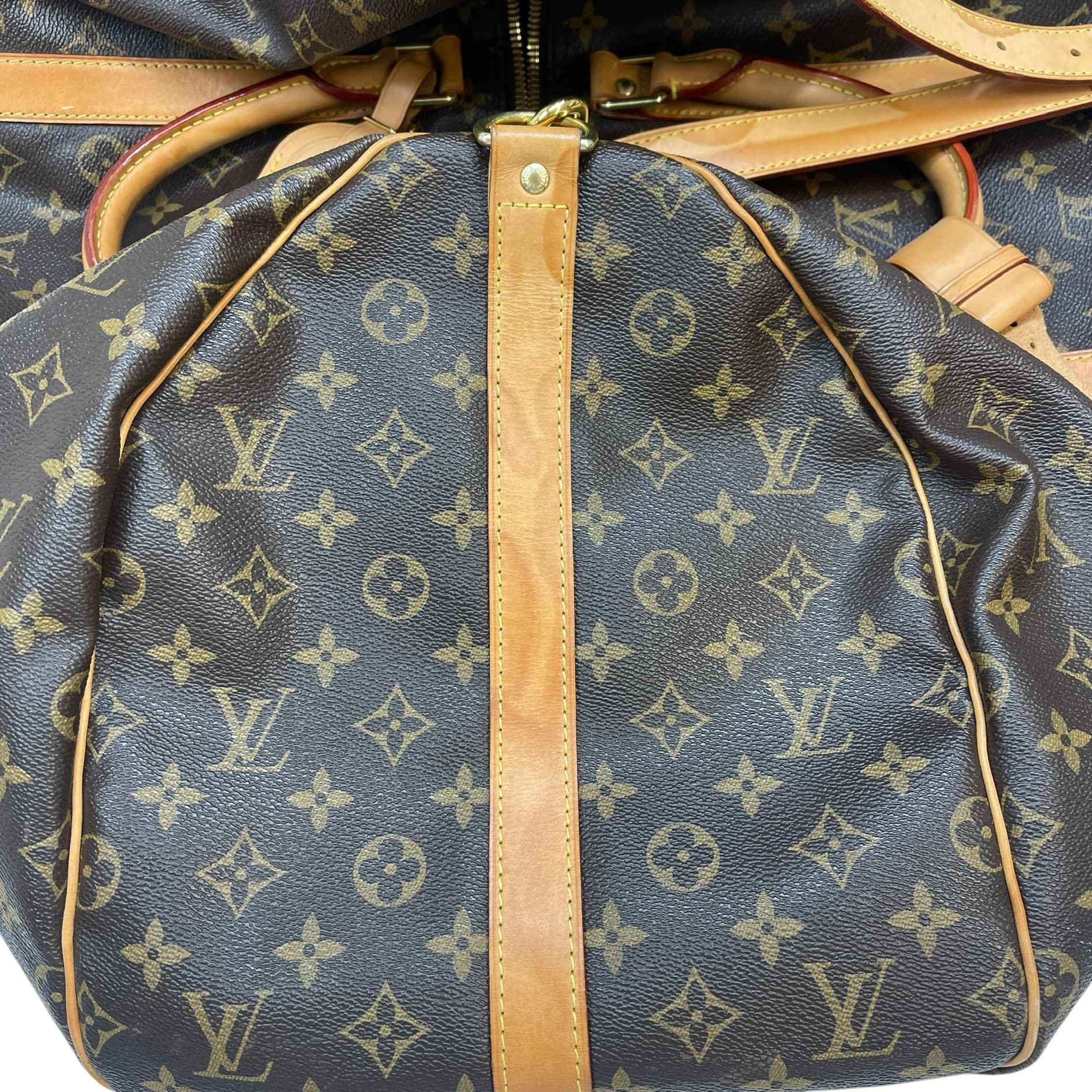 Monogram Keepall Bandoulière 55 Bag Brown