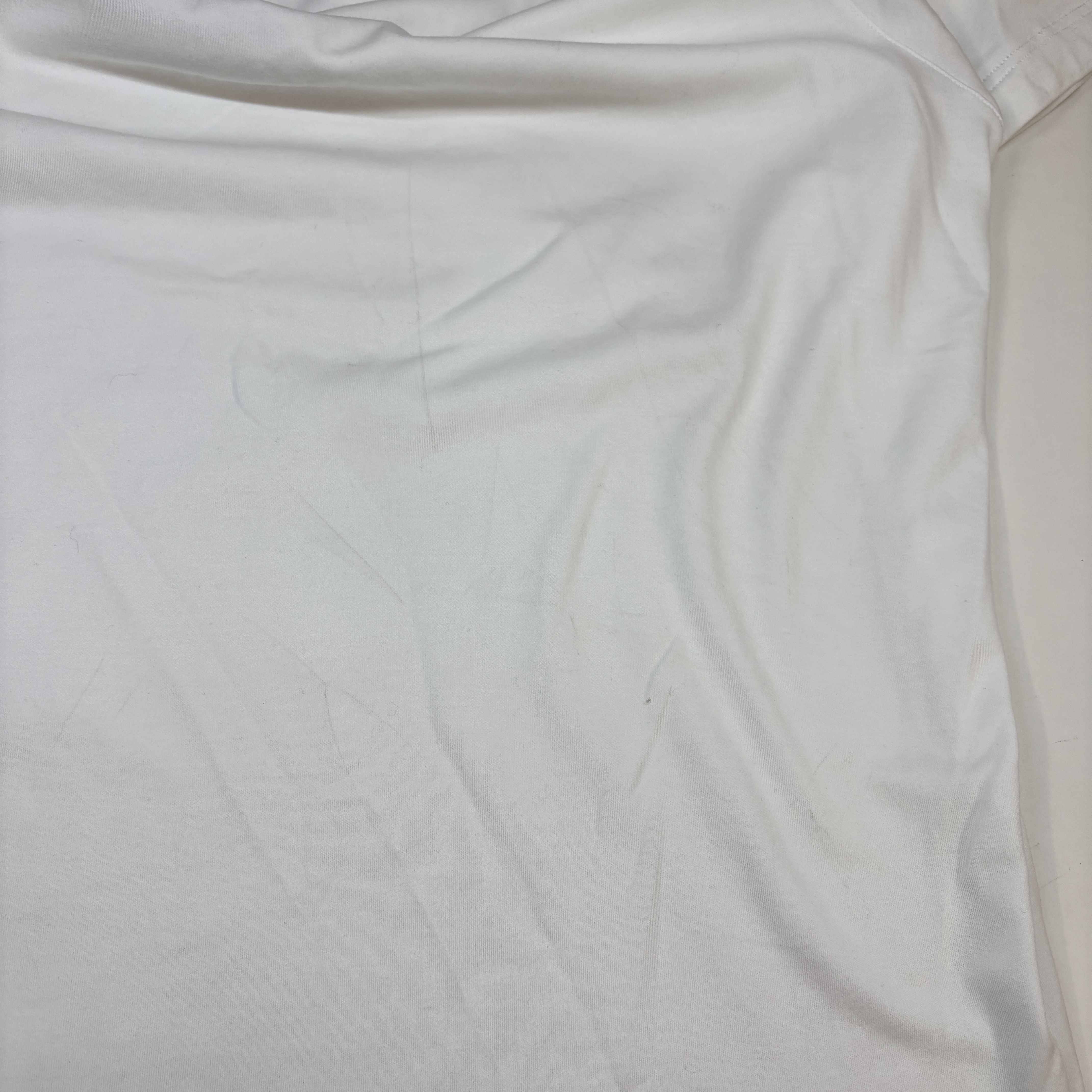 Men's Damier Pocket Logo Polo Shirt White Size 5XL