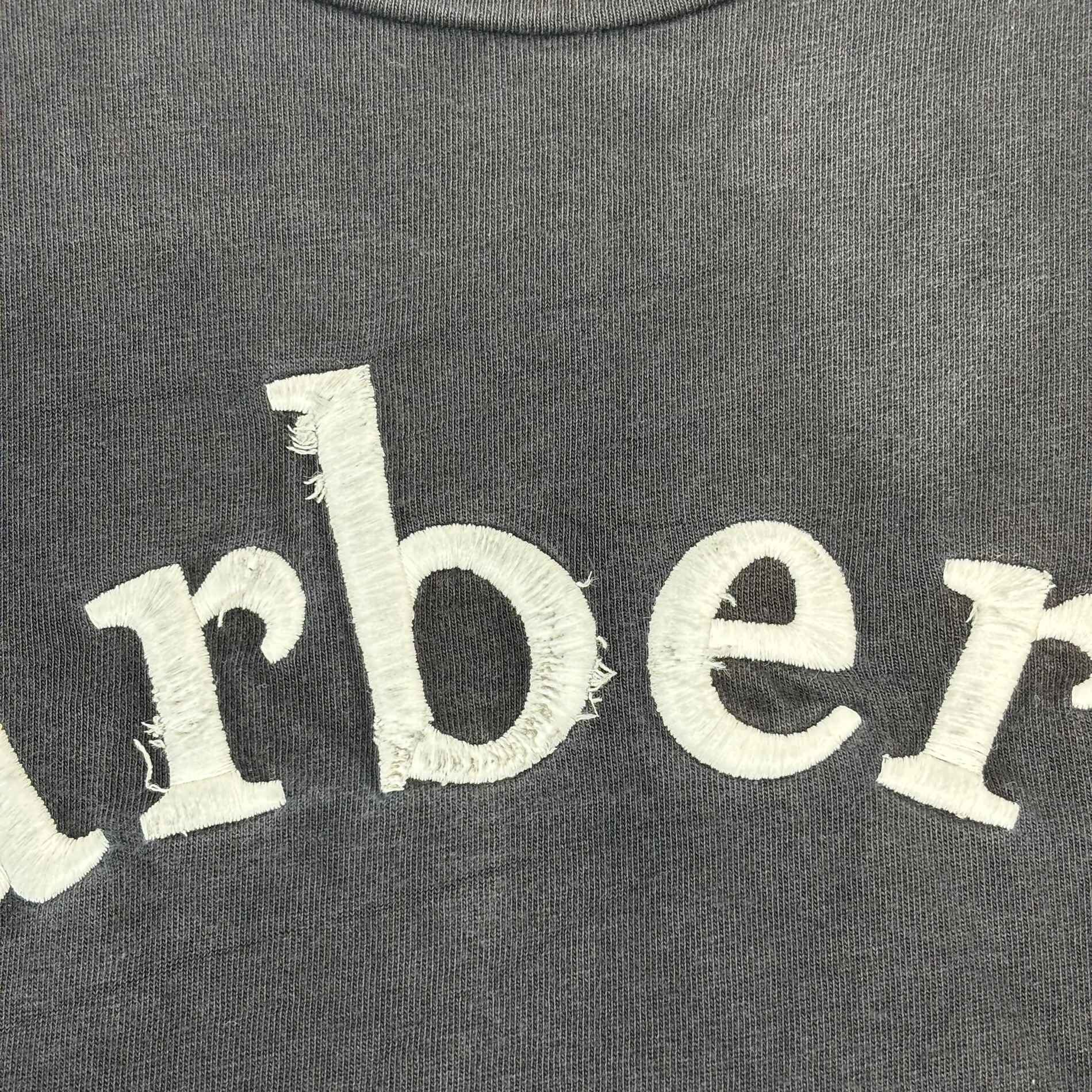 Men's Embroidered Logo T-Shirt Black Size M