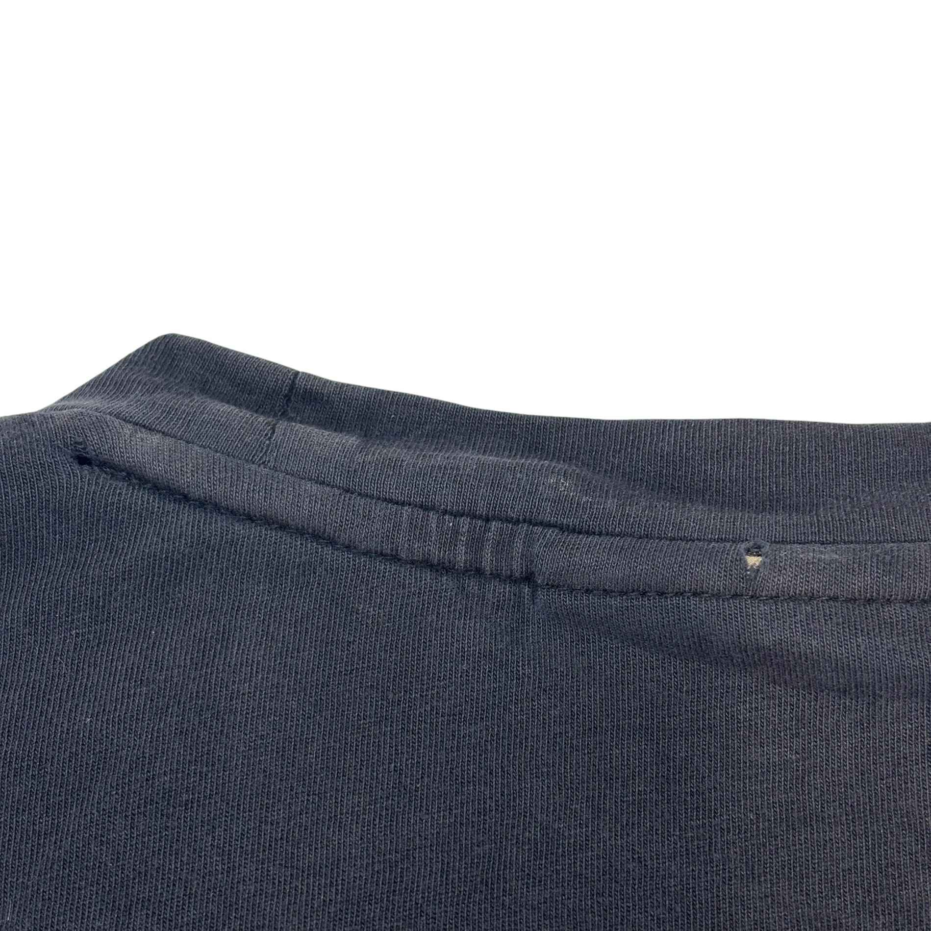 Men's Embroidered Logo T-Shirt Black Size M