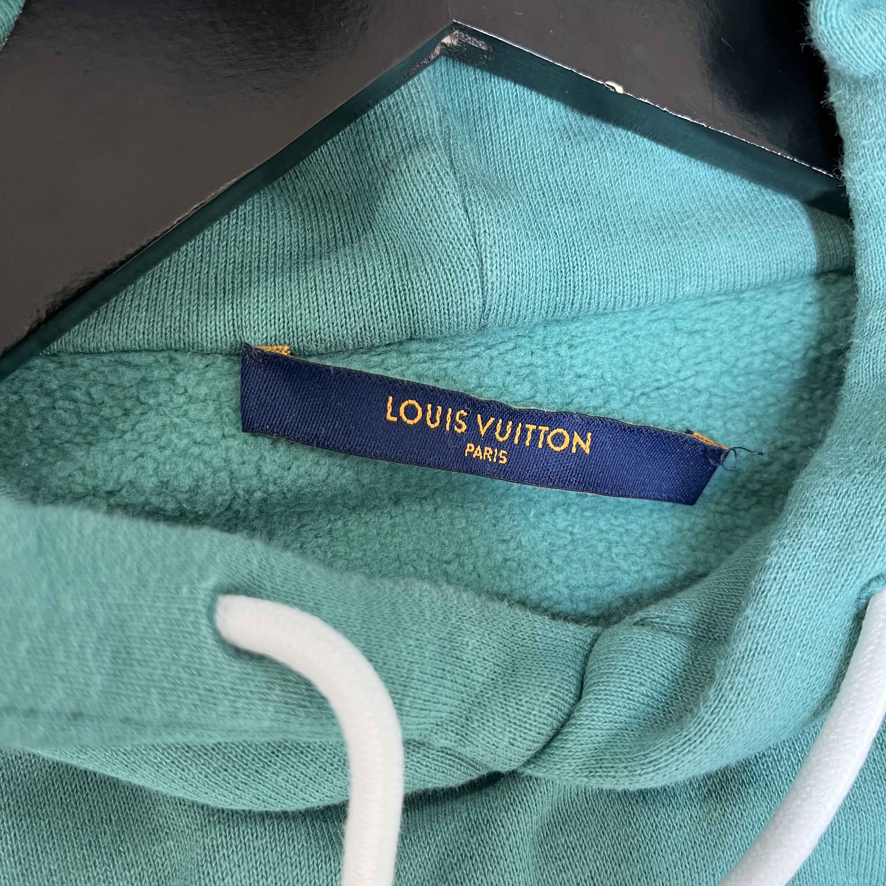 Men's Signature Logo Hoodie Green Size S