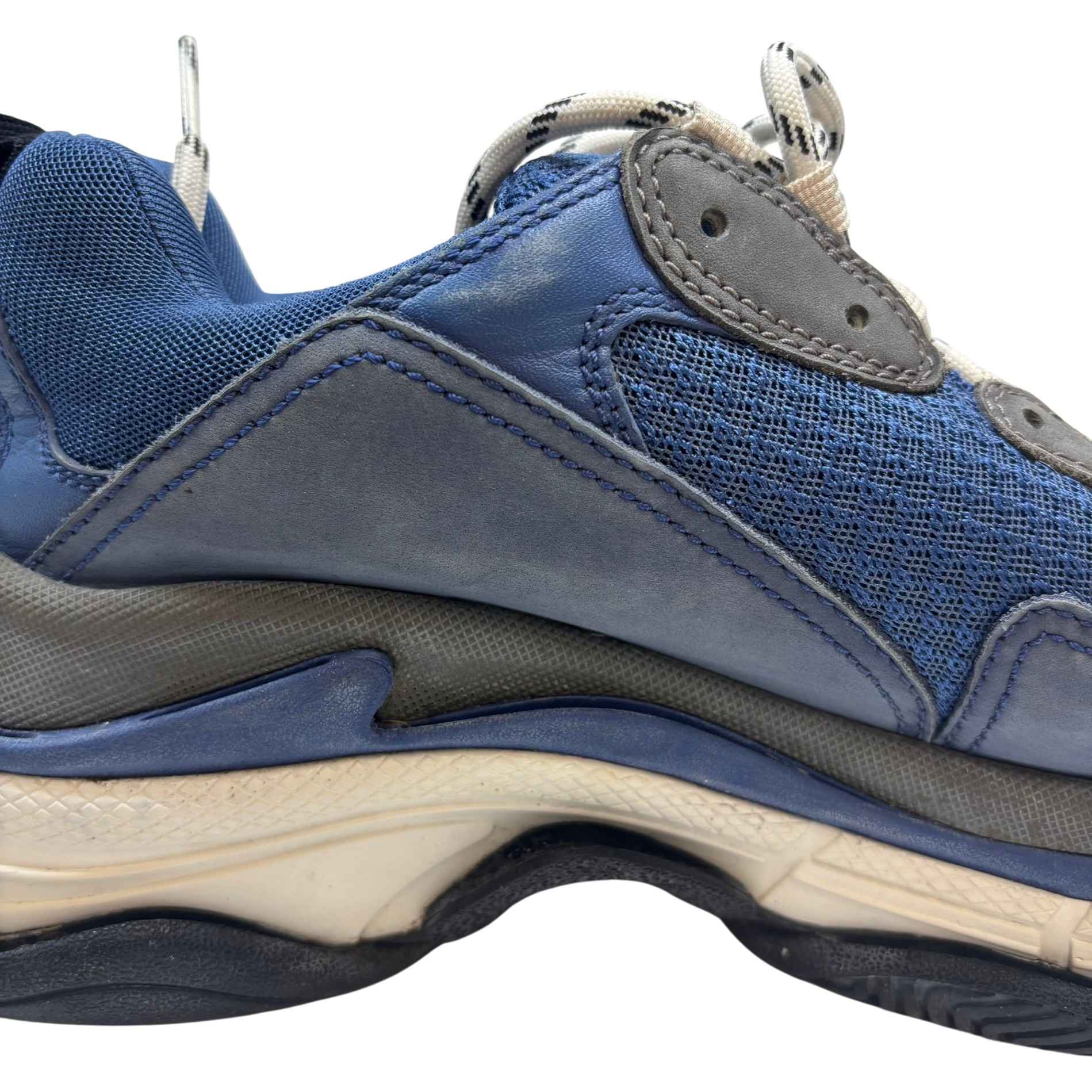 Men's Triple S Low Trainers Blue Size EU 42 / UK 8